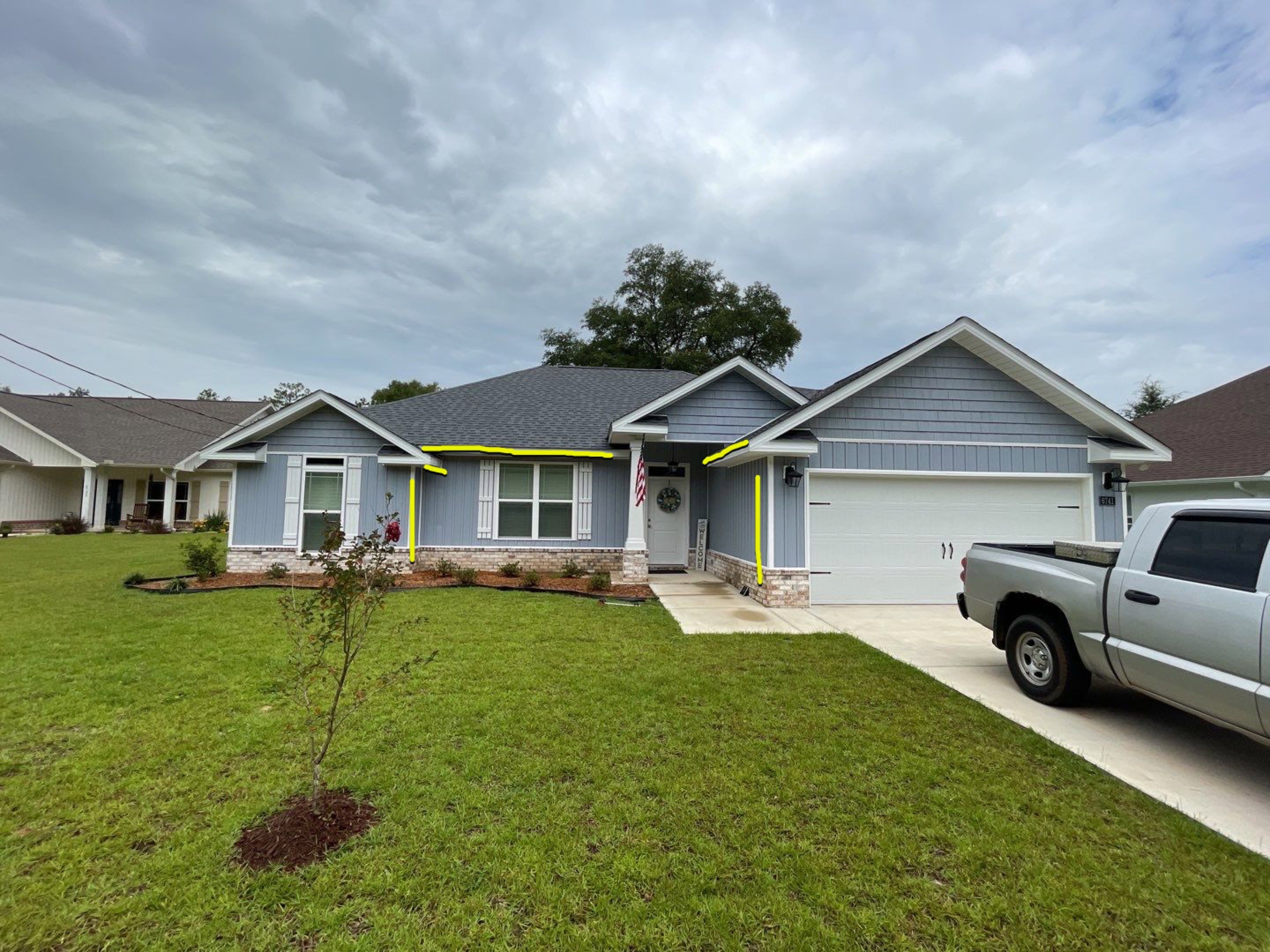 K-Style Seamless Gutter Installation using 6 Inch Seamless Gutters in Milton FL by Gutter Professors