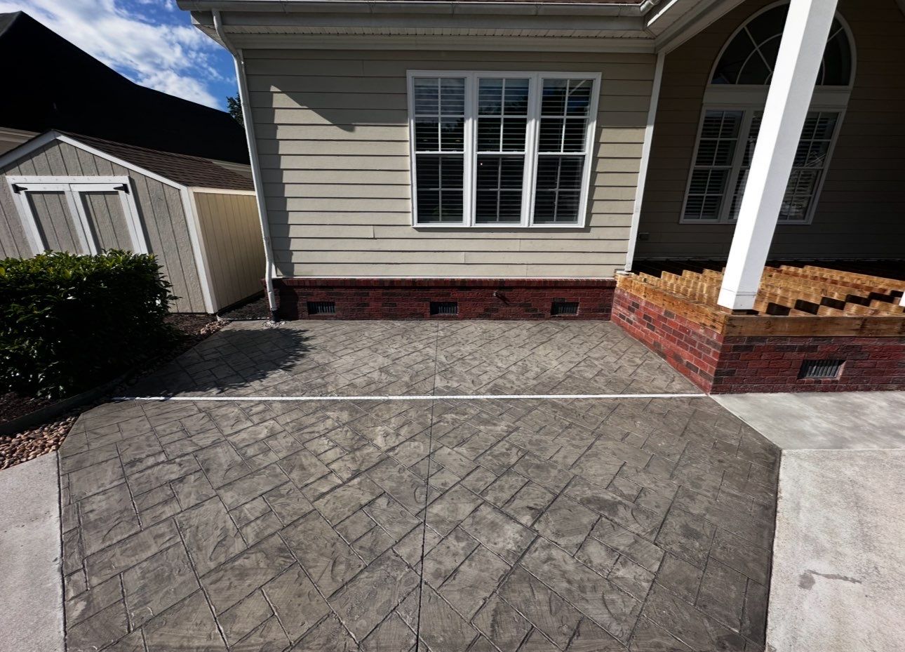 Project in Virginia Beach by Sam The Concrete Man Virginia Beach