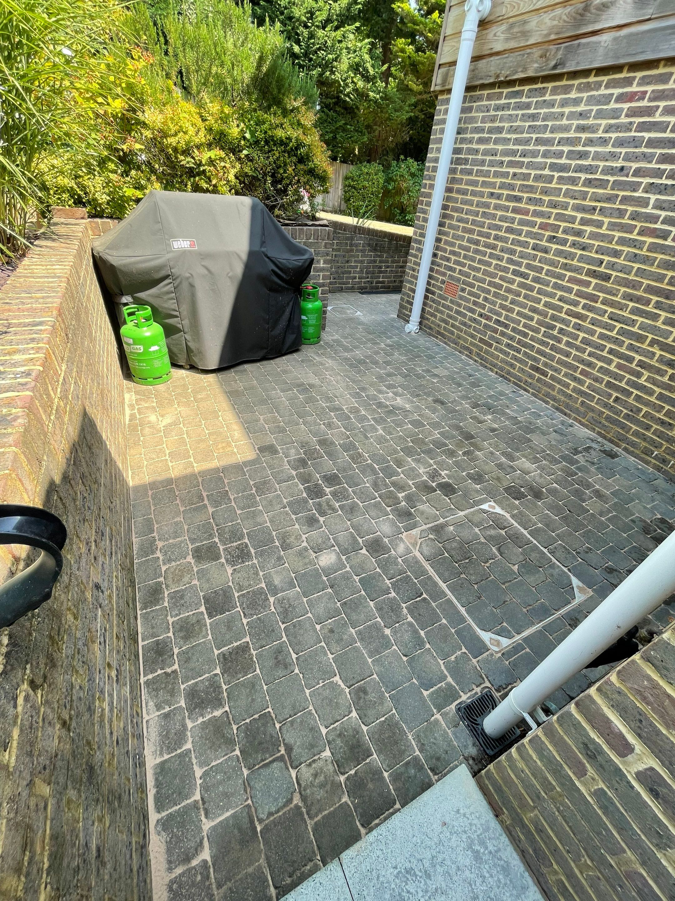 Patio Clean using honda 21 ltr/min by Ges Exterior Cleaning ltd
