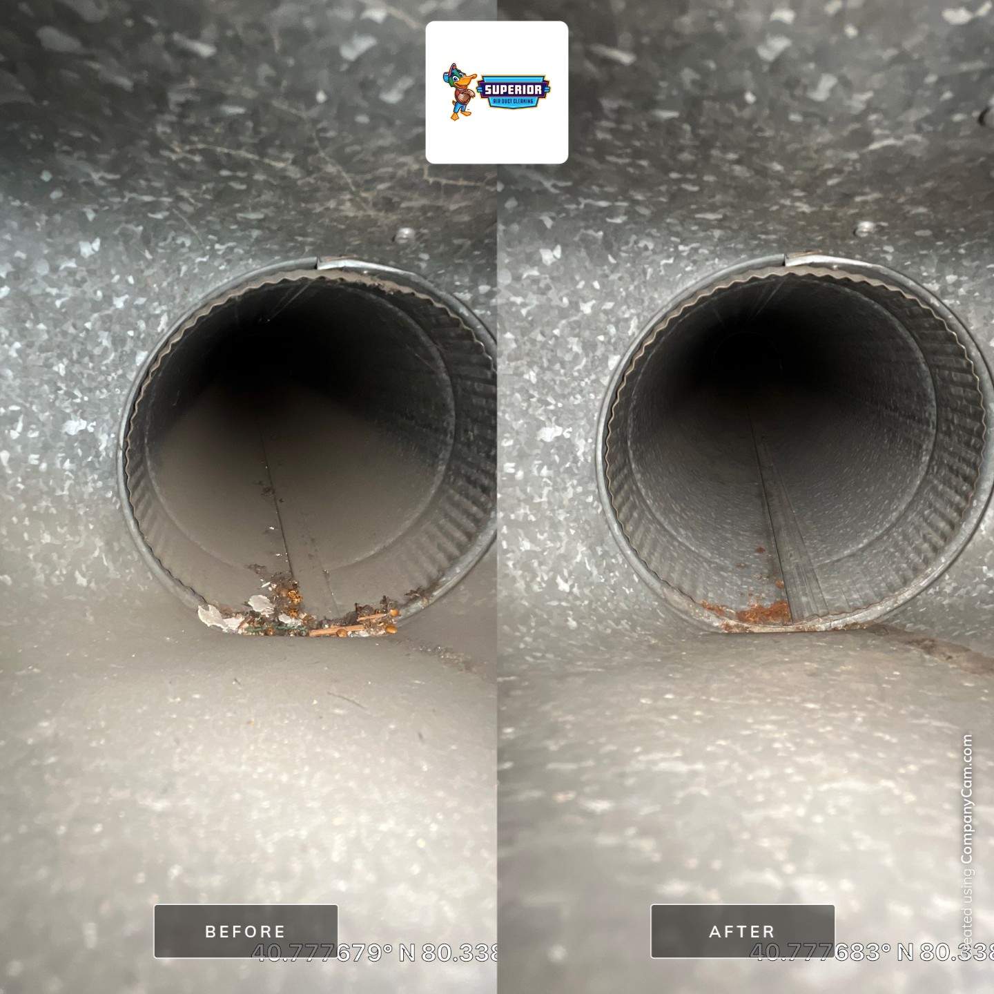 Air Duct Cleaning With a Vacuum Truck in Beaver Falls, PA by Superior Air Duct Cleaning