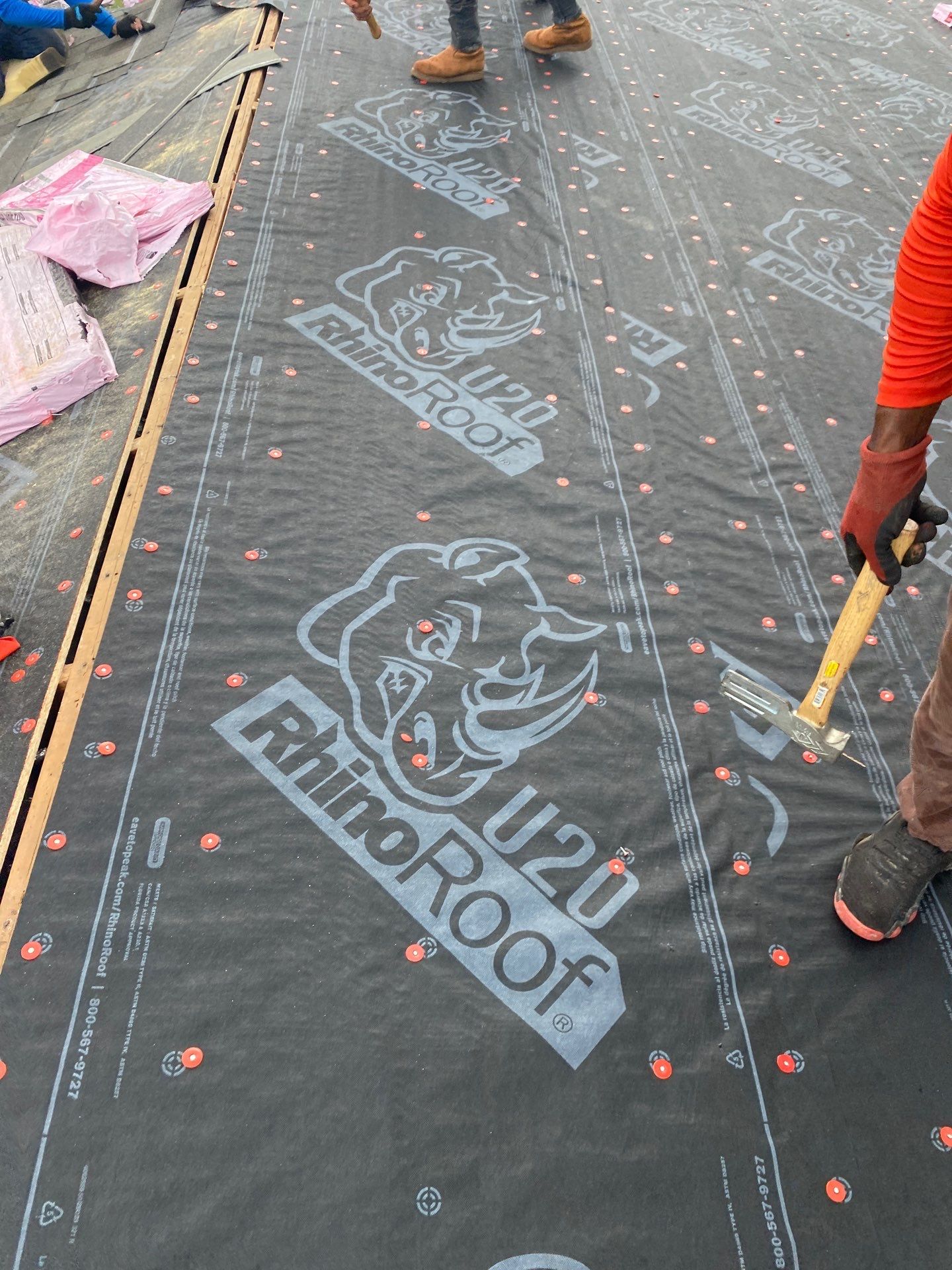 Residential Roofing Installation using Owen's Corning Duration (Lifetime) Shingles by Roof Repair Company