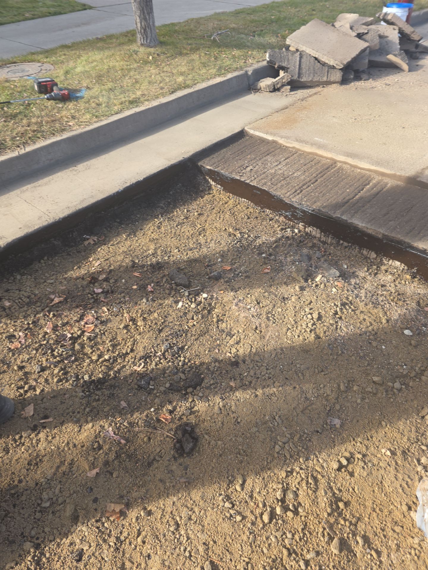 Asphalt Patching for underground project Colorado Mills by DMH Site Services