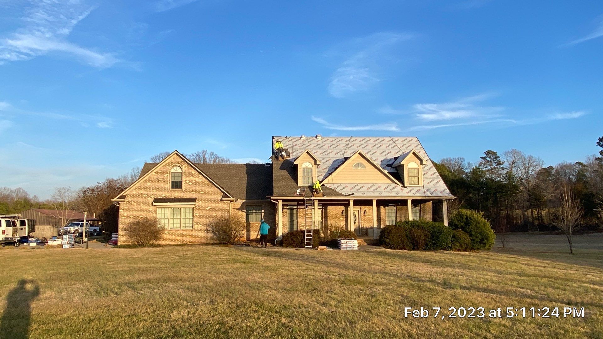 GAF Weathered Wood and Custom Copper by Just In Time Roofing and Restoration