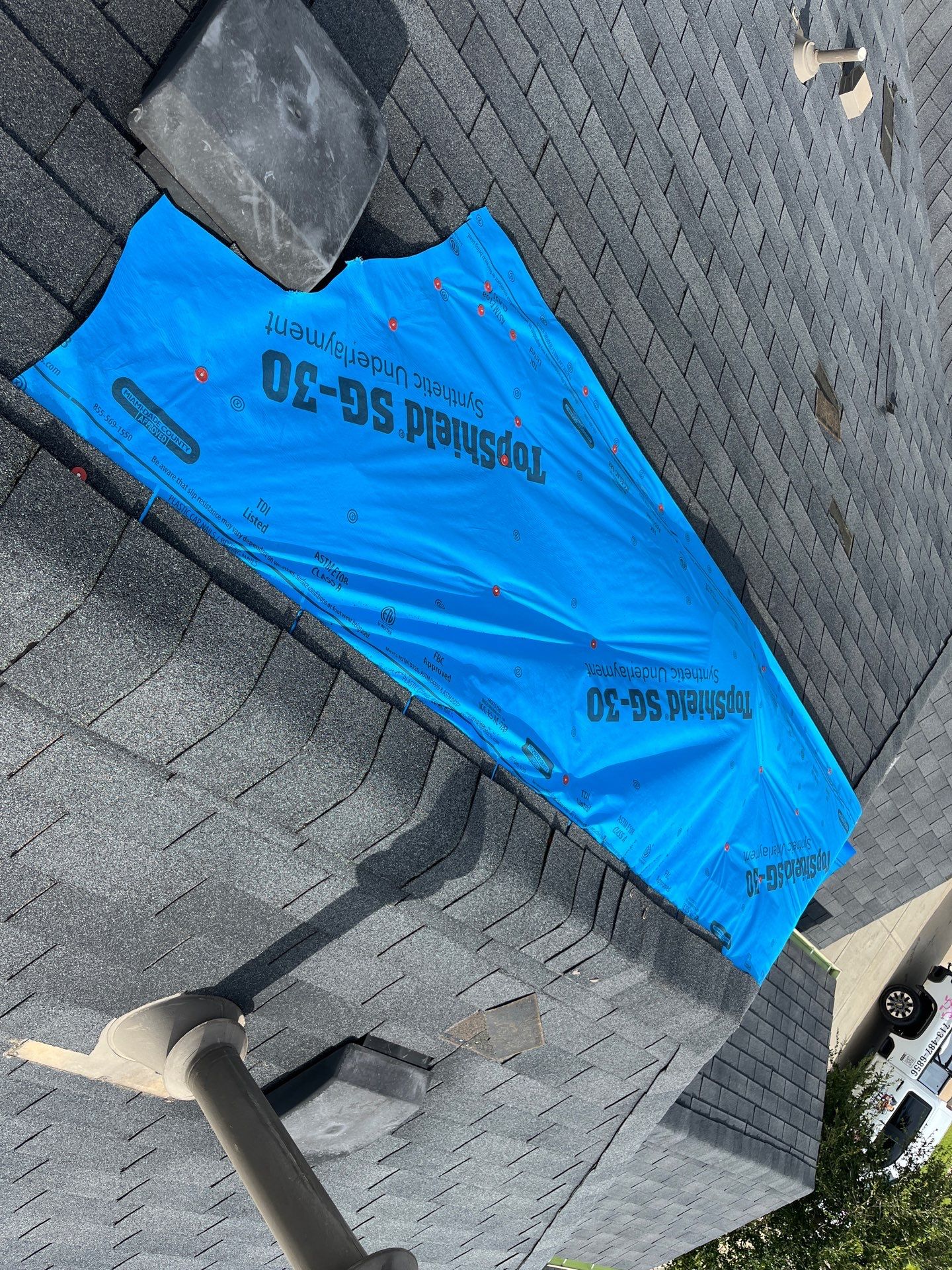 Residential Roofing Repair using Owen's Corning Duration (Lifetime) Shingles by Roof Repair Company
