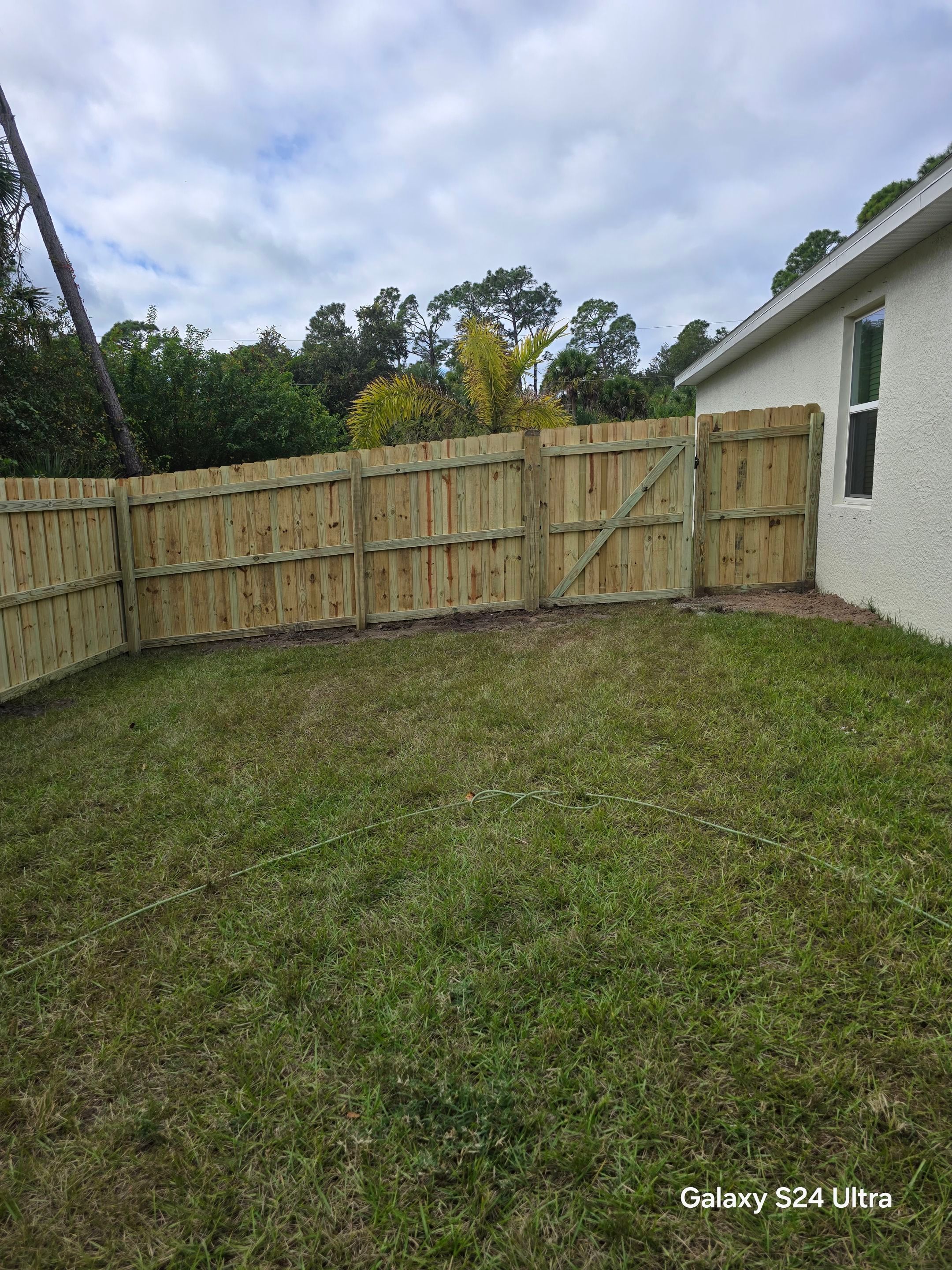 Wood Fence Install in North Port by True Fence LLC
