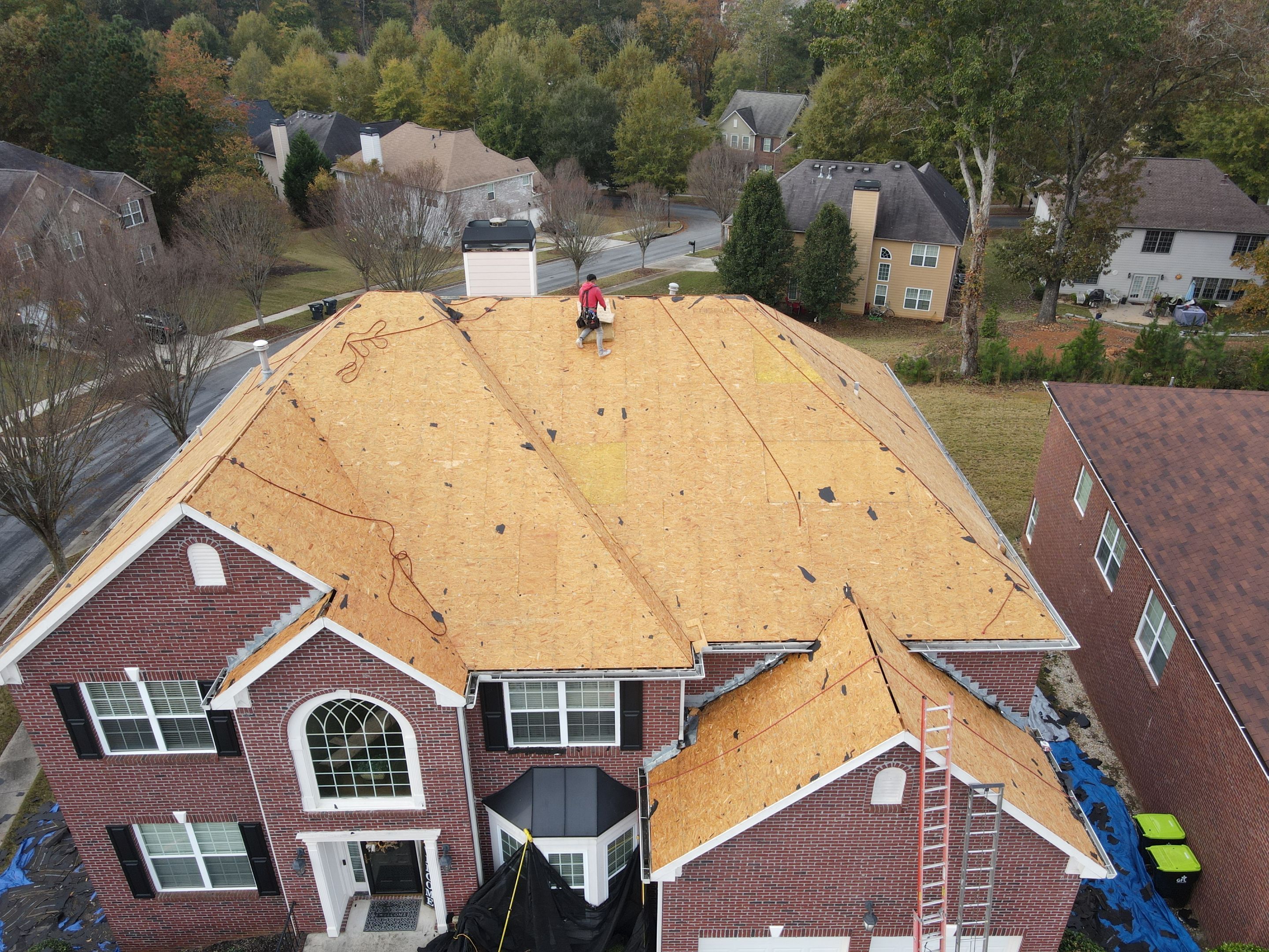 Residential Roofing Installation using Owens Corning by Inspector Roofing and Restoration