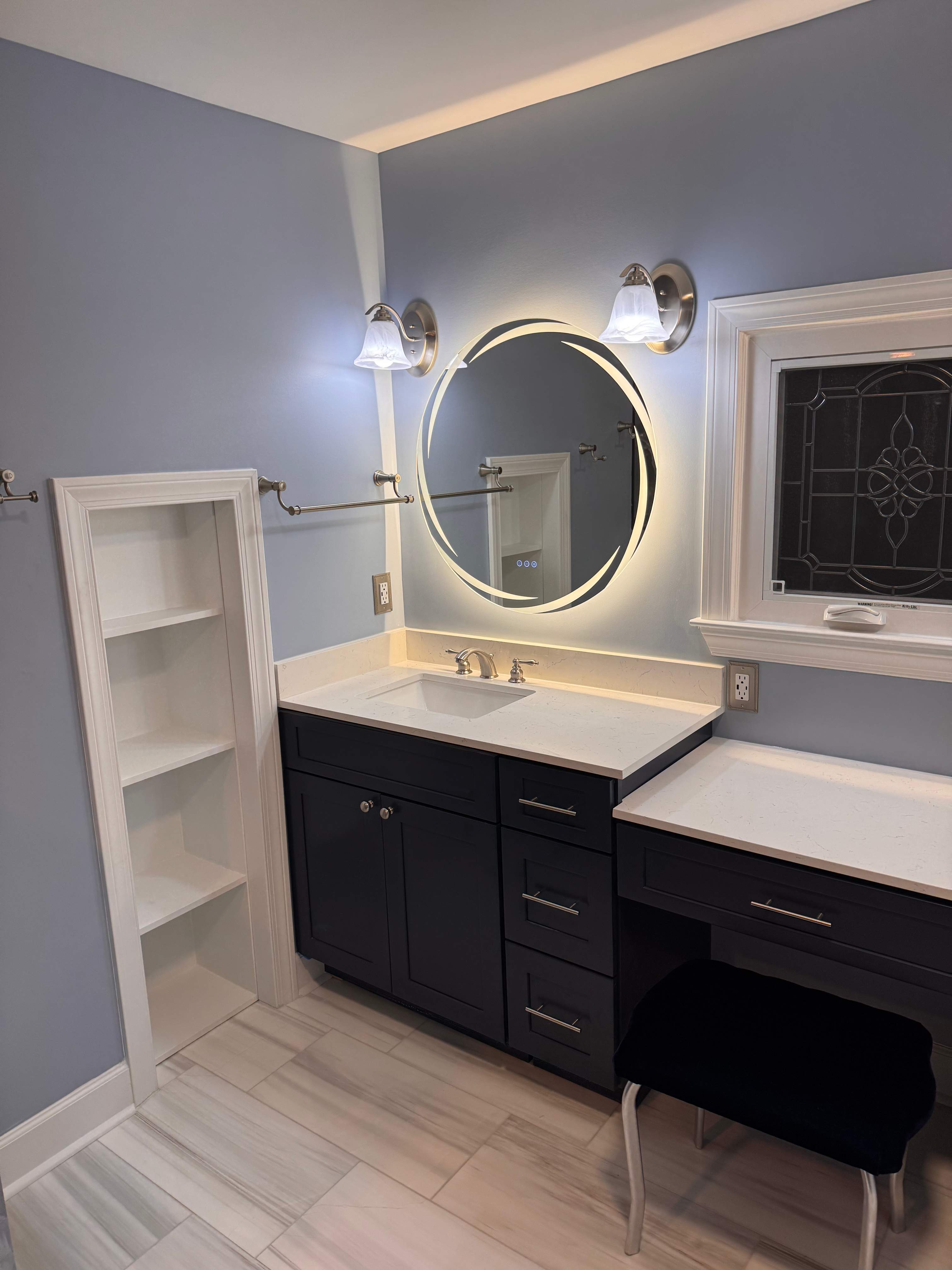 Master bathroom renovation by Prudencio
