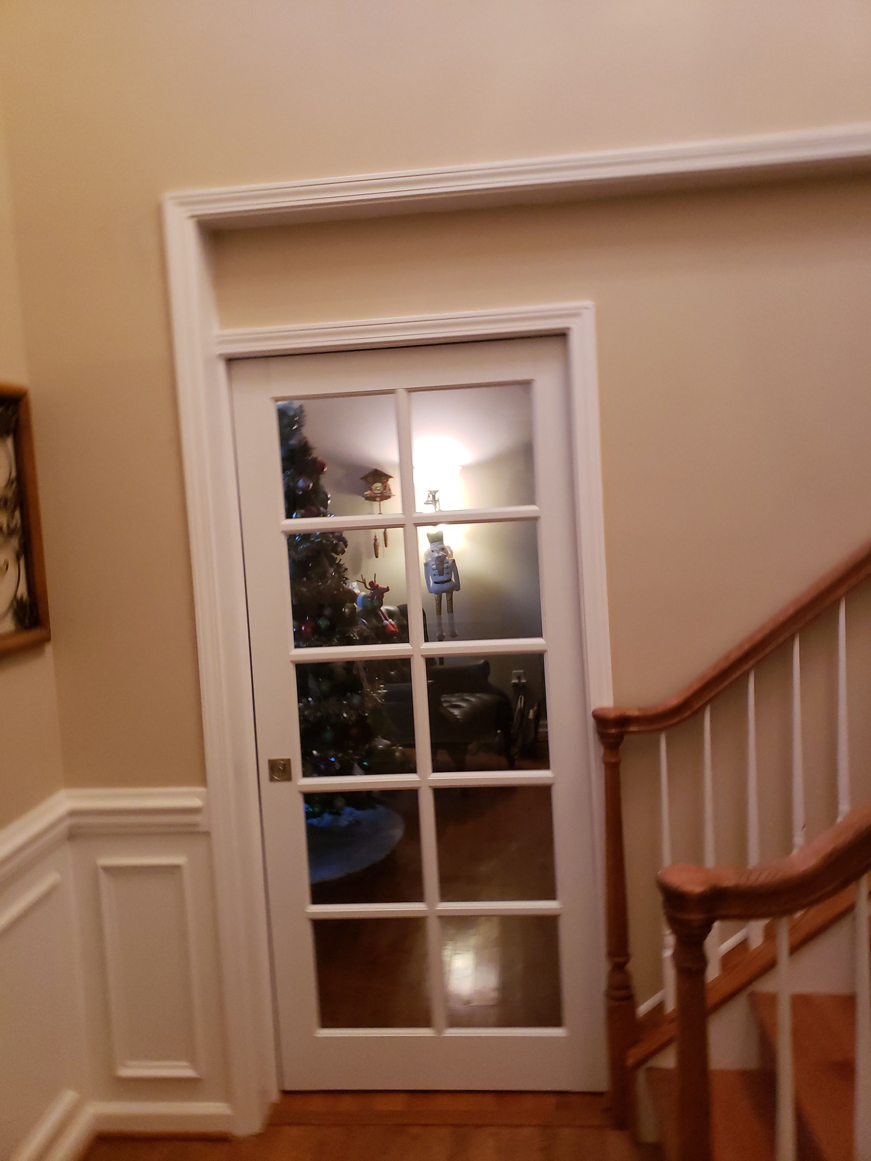 Entry Foyer Pocket Doors by A Step Above Handy LLC 
