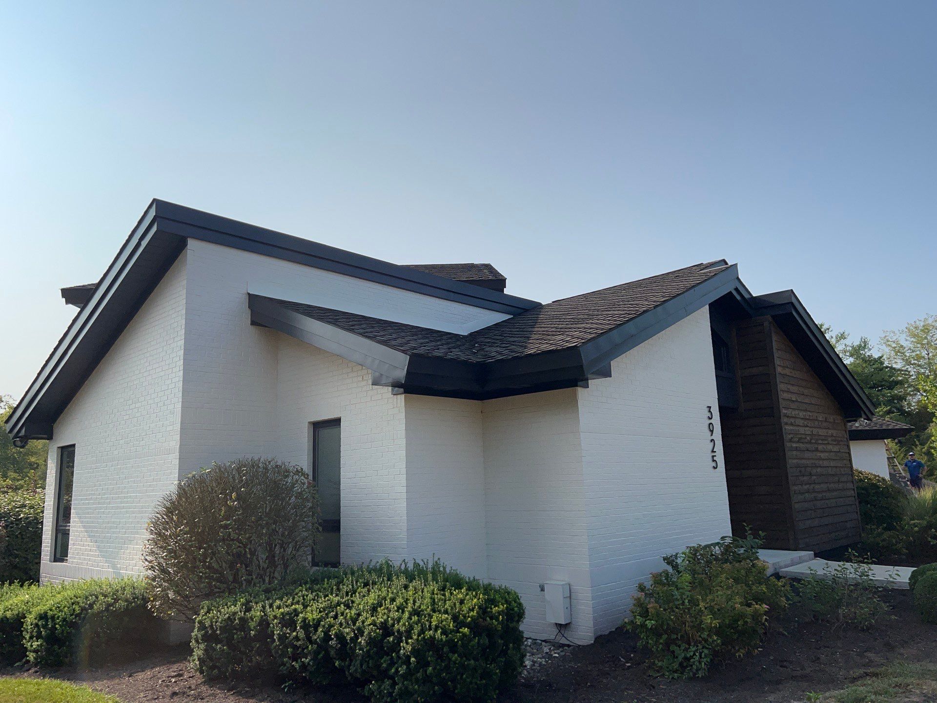 Black Frost Metal Shake Roof & Modern Exterior Renovation – Fort Wayne, IN by 4Ever Metal Roofing