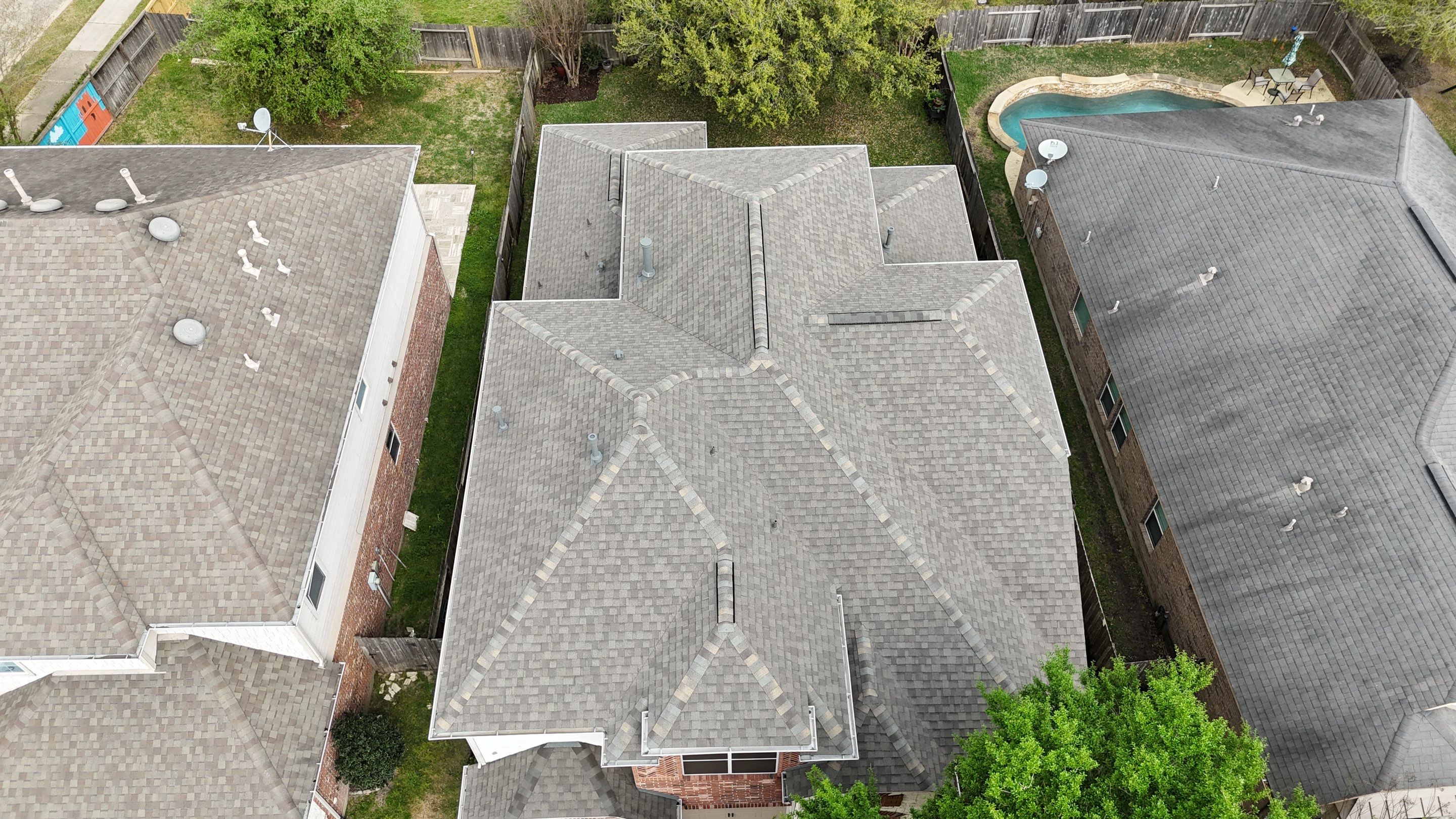 Residential Roofing Installation using IKO Dynasty in Katy by Core Four Roofing