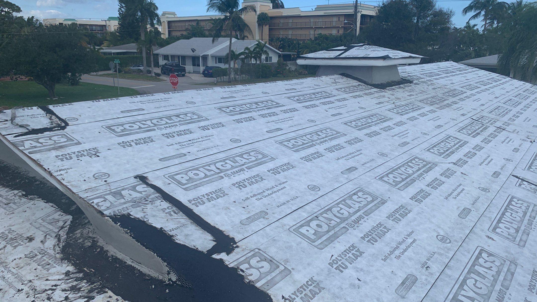 Residential Roofing Installation using 1" Nail strip metal roof by BLUES BROTHERS ROOFING