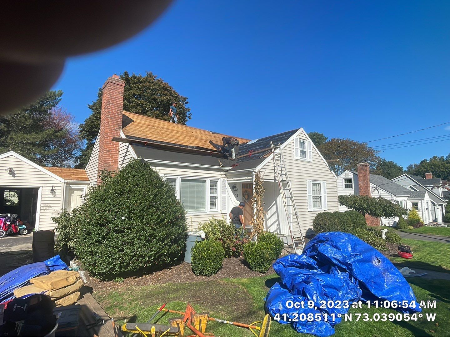 Residential Roofing Installation using Owens Corning TruDefinition Duration AR - Onyx Black & New Siding Install using Certainteed Sterling gray by A Plus Exterior