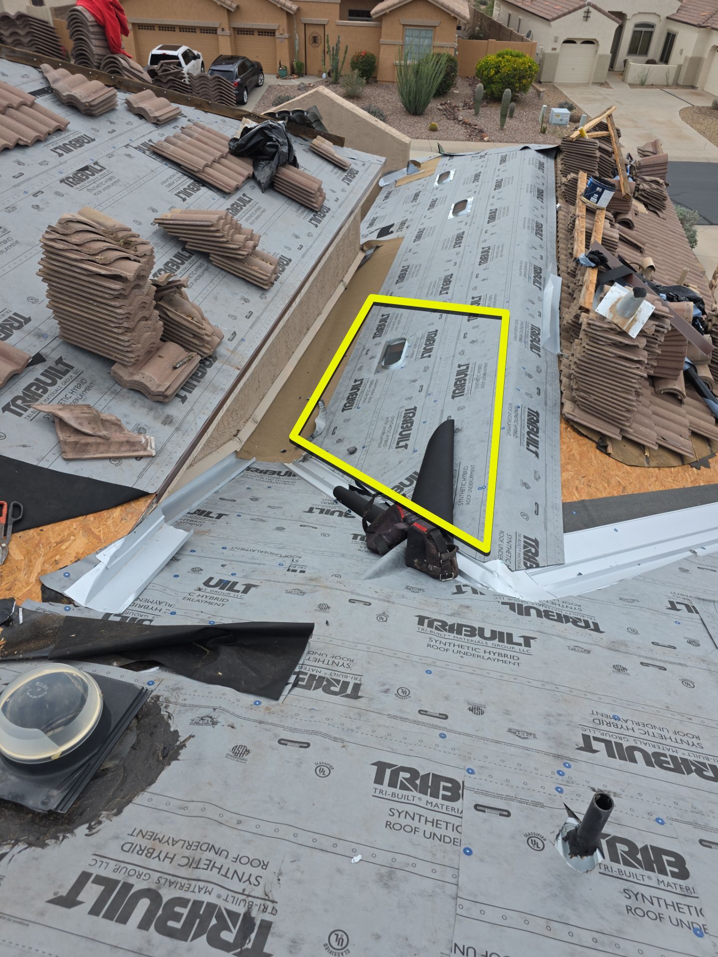 Gold Canyon Tile Reset  by Weather-Tite Roofing