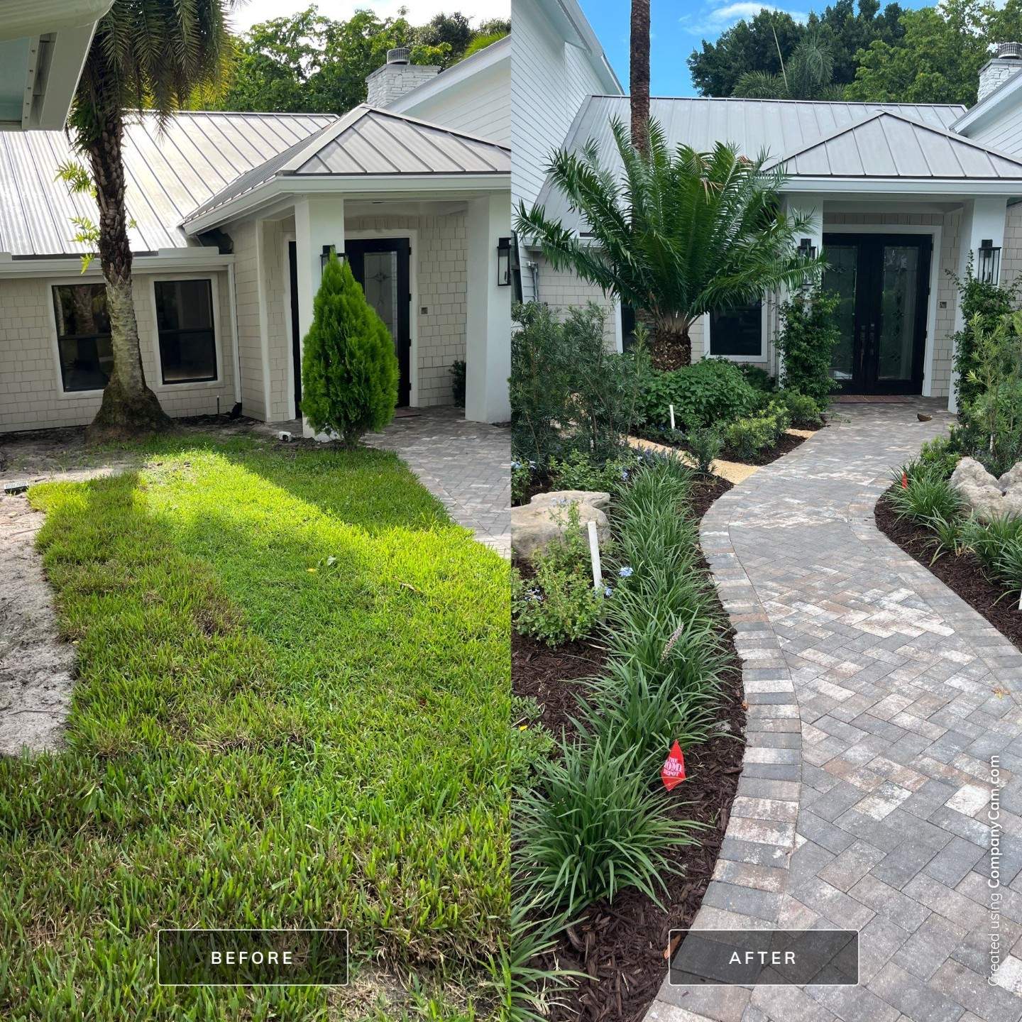 “Tropical Tranquility: Palm City Paradise” by Alpha Zeta Enterprises Inc