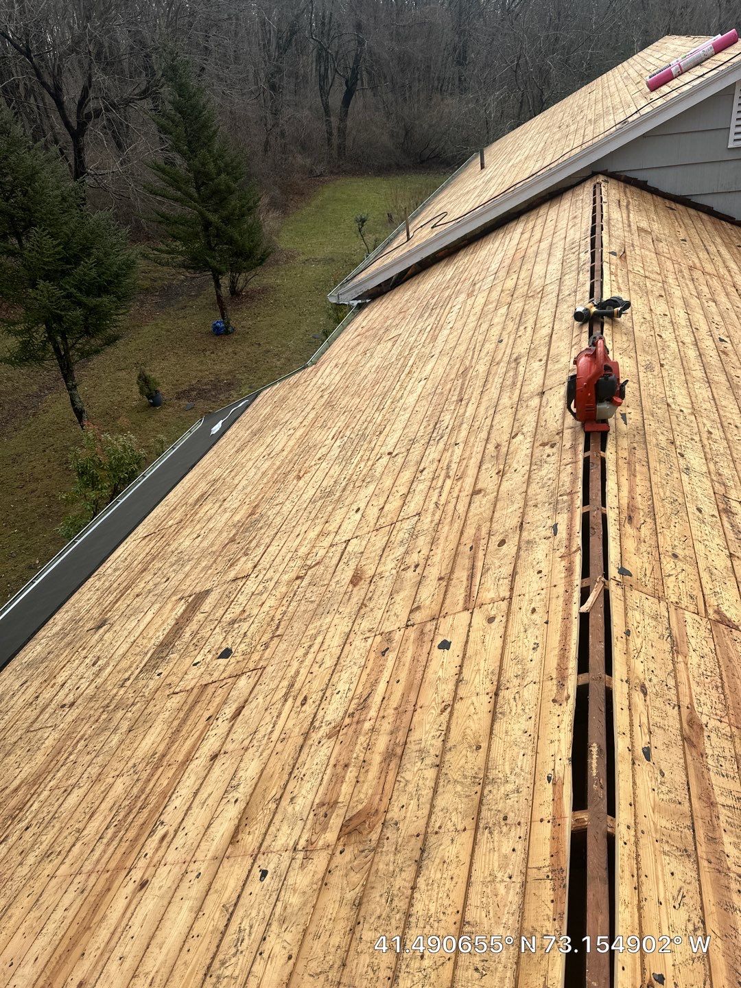 Residential Roofing Installation using Owens Corning TruDefinition - Williamsburg Gray by A Plus Exterior