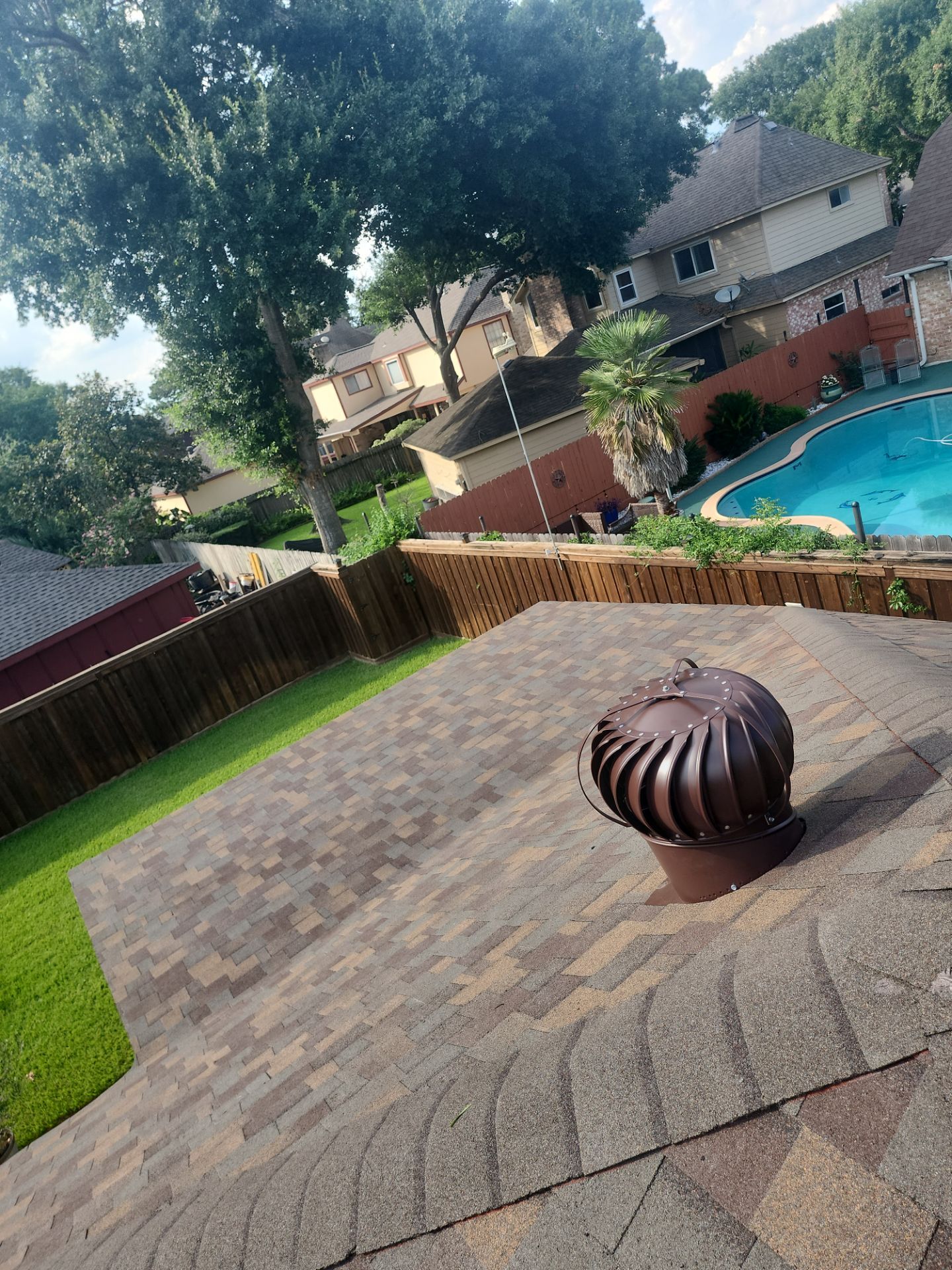 Residential Roofing Installation using Owen's Corning Duration (Lifetime) Shingles by Roof Repair Company