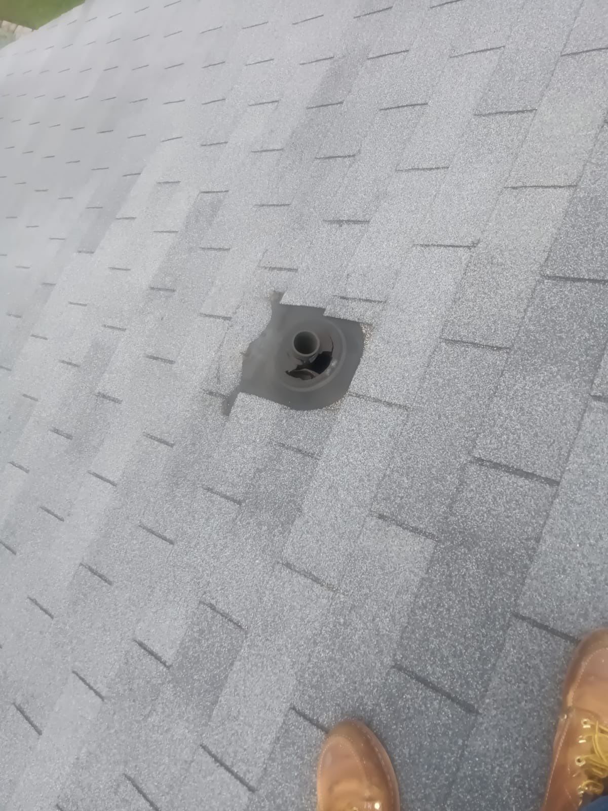 Hail Damage using Owen's Corning Duration (Lifetime) Shingles by Roof Repair Company