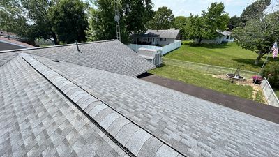 Residential Roofing Installation using GAF Timberline HDZ Pewter Gray