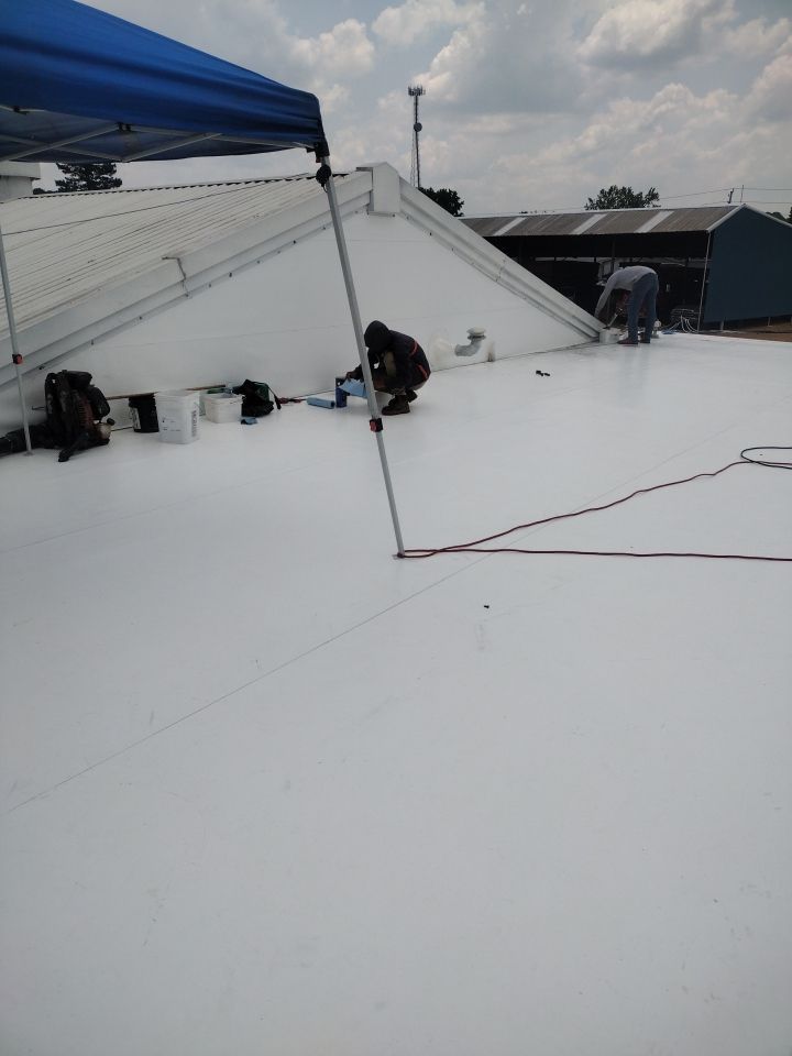 Office Building in Magnolia by Hostetler Roofing