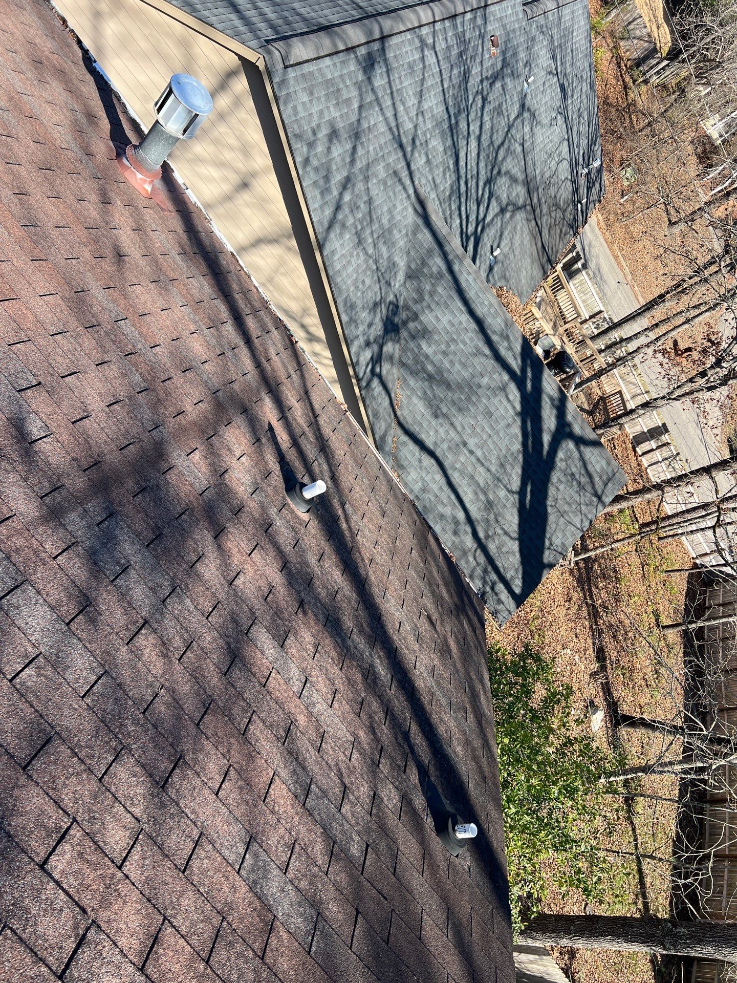 Roof Replacement in Pelham (Weathered Wood) by The Roofing Dudes