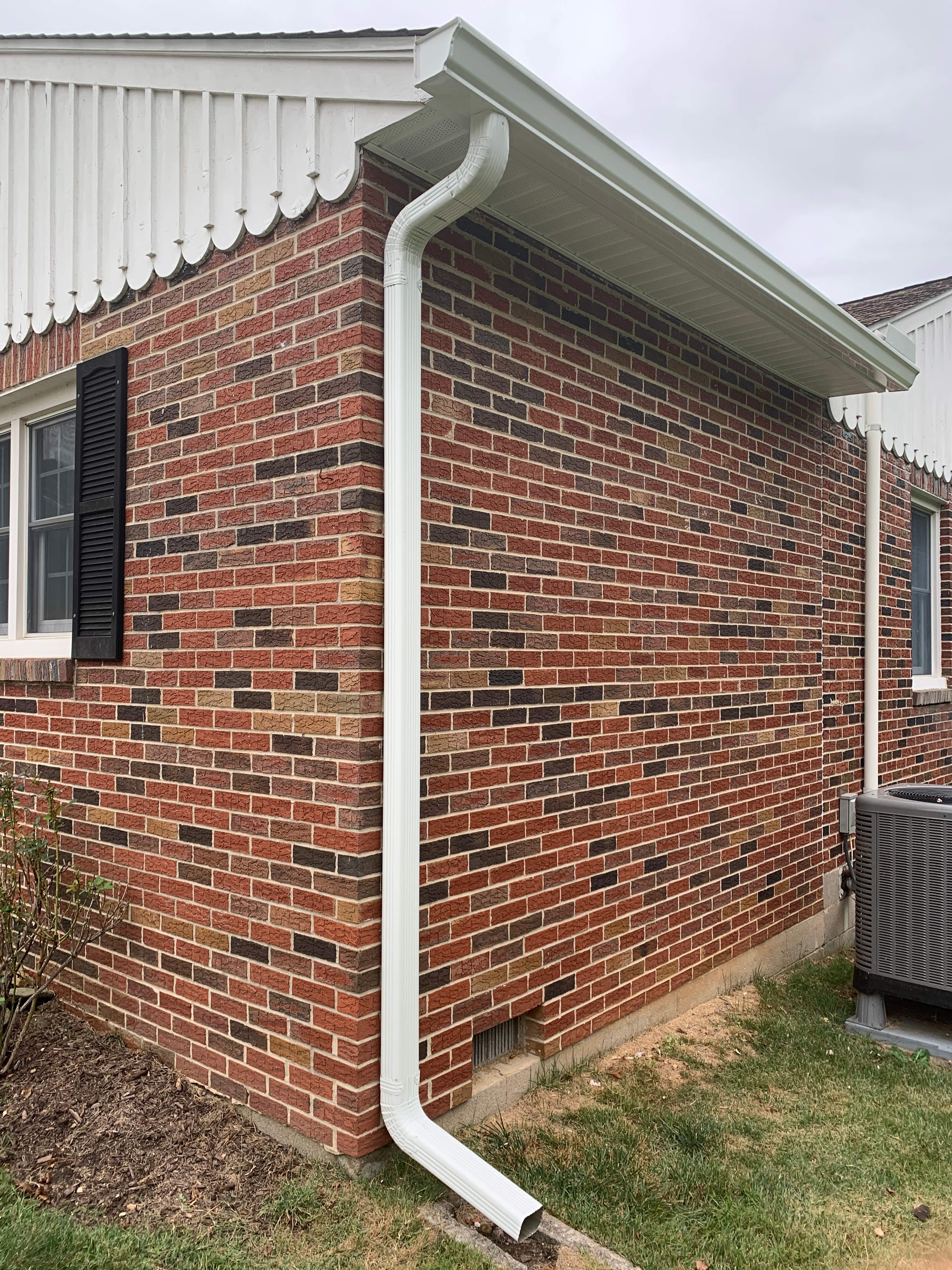 Gutter Installation using 6" Seamless Gutters by Matter Construction, LLC