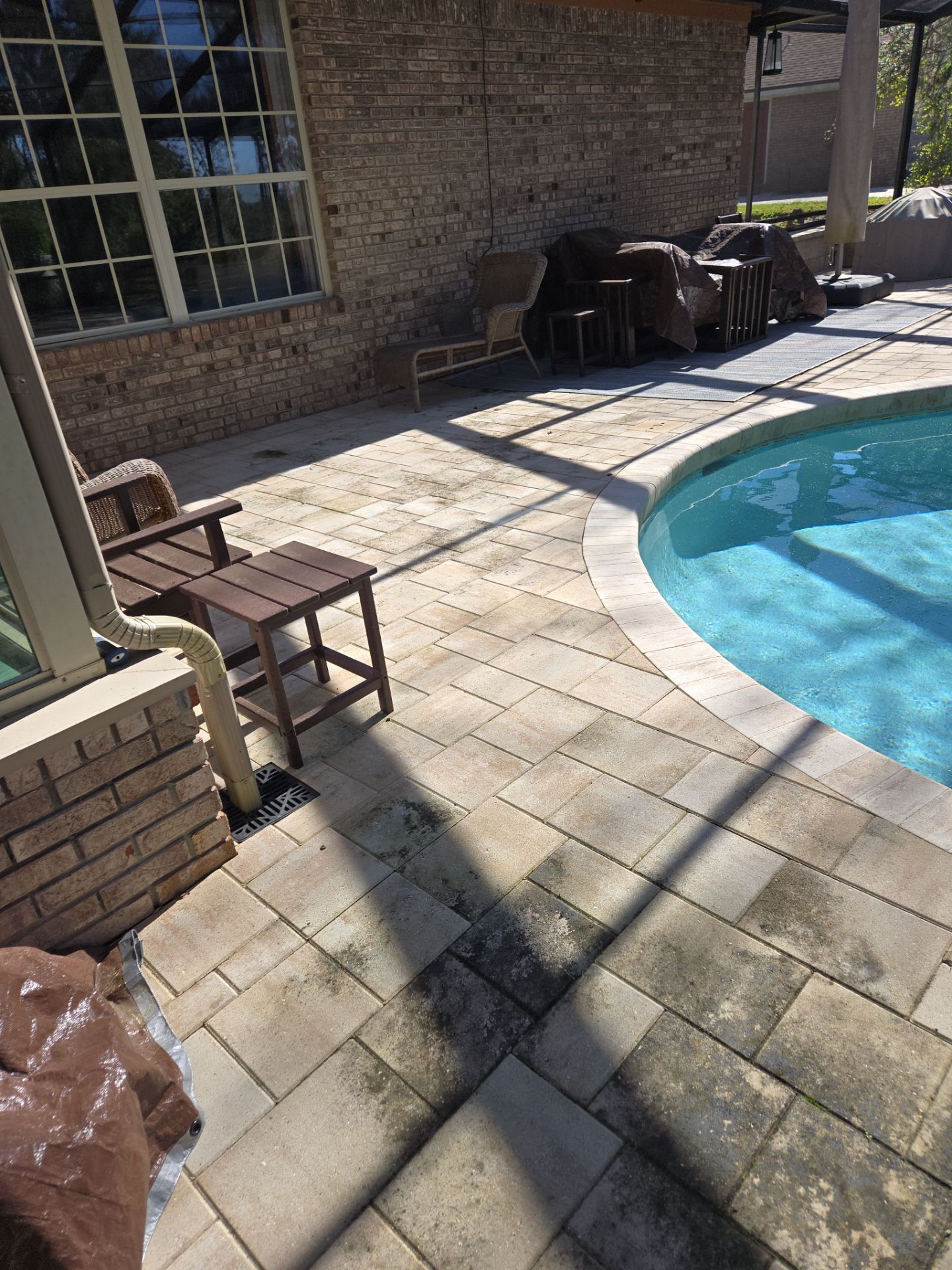 paver patio using Concrete Sealant by DuraSeal