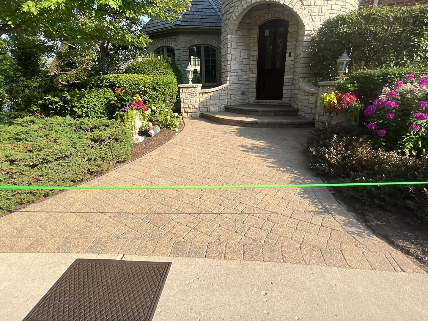 Brick paver clean, sand and seal.  using Surebond SB-1300 by Northern Power Washing LLC.