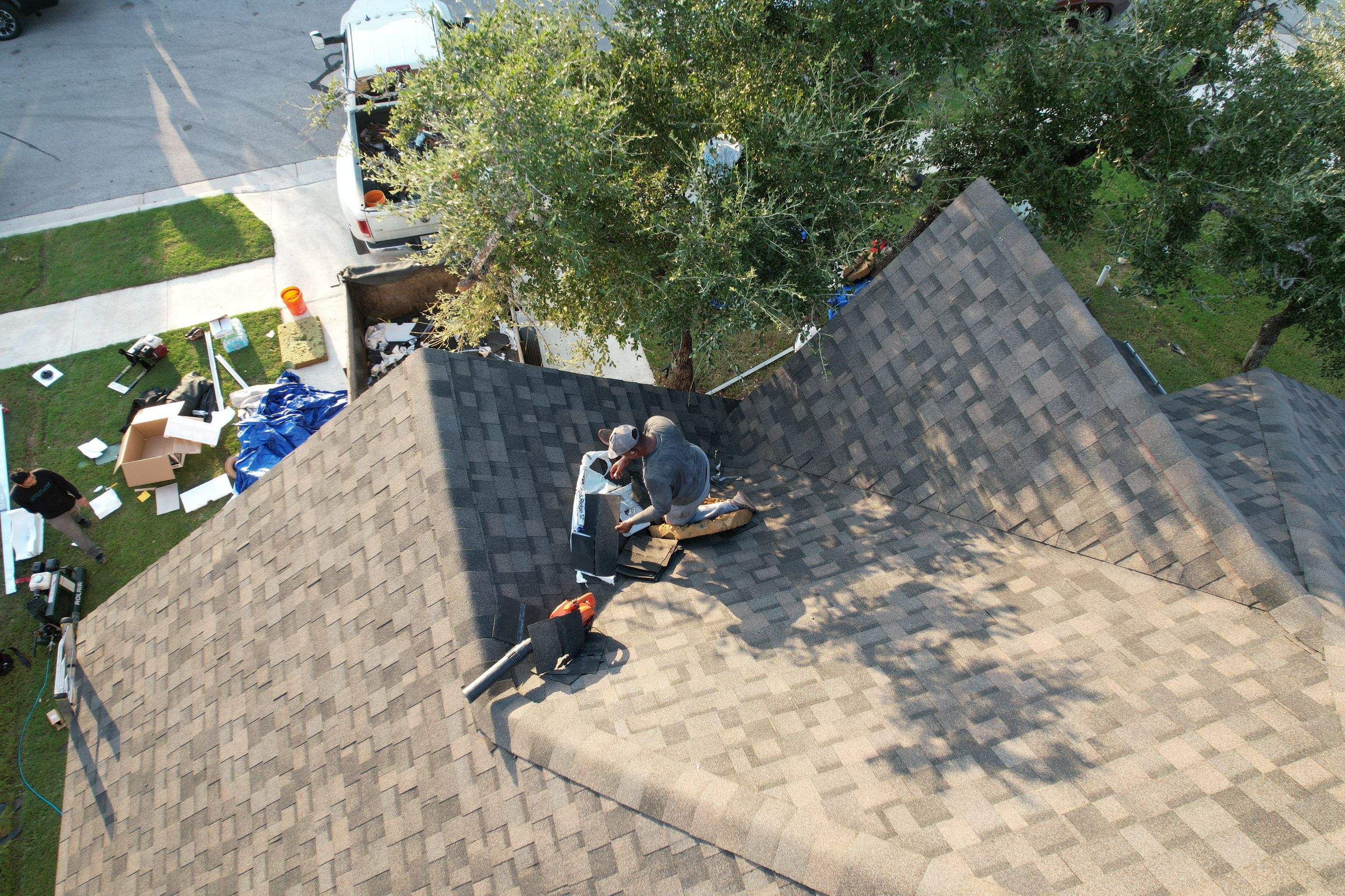 Residential Roof Replacement, along with Gutters And Windows Restoration  by Caliber Restoration LLC