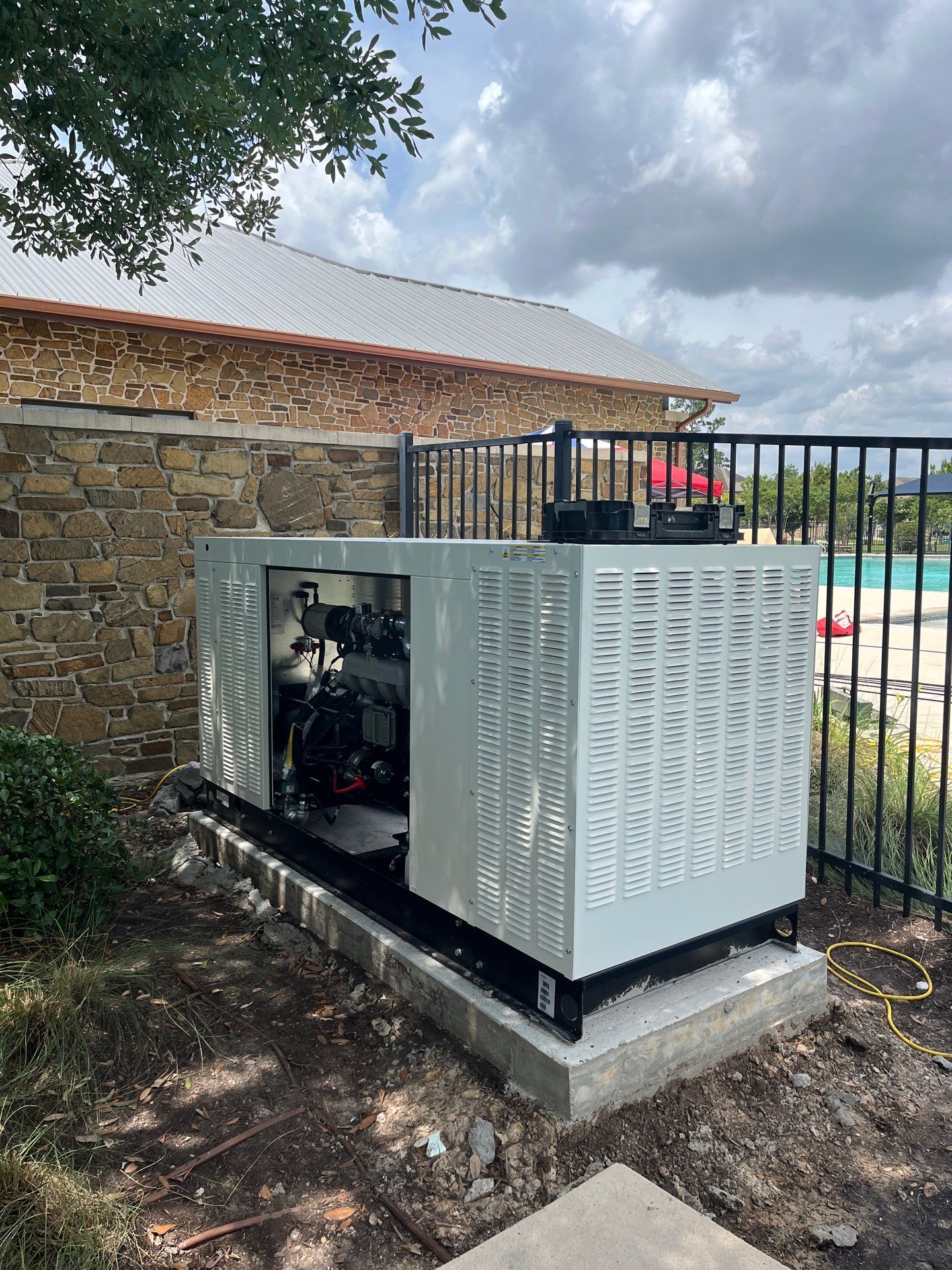 Residential Community Generator Installation - Spring, TX by GenTex Elite Services