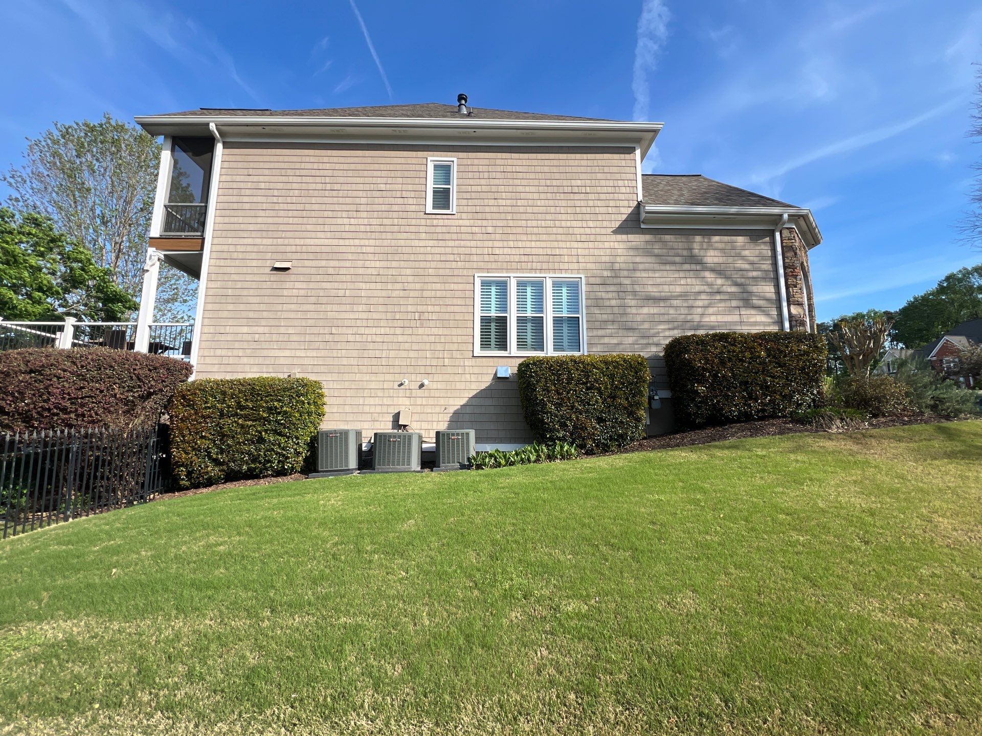 Full Exterior Siding Replacement and Stone Veneer Installation in Roswell by Swift Home Renovations