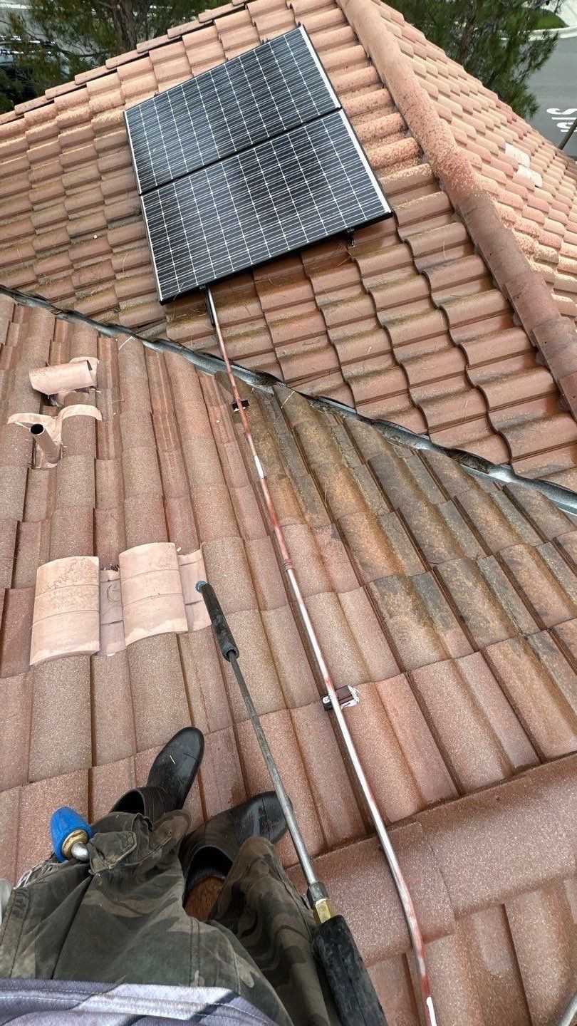 Irvine Roof Washing and Solar Panel Cleaning by Property Cleaning Experts