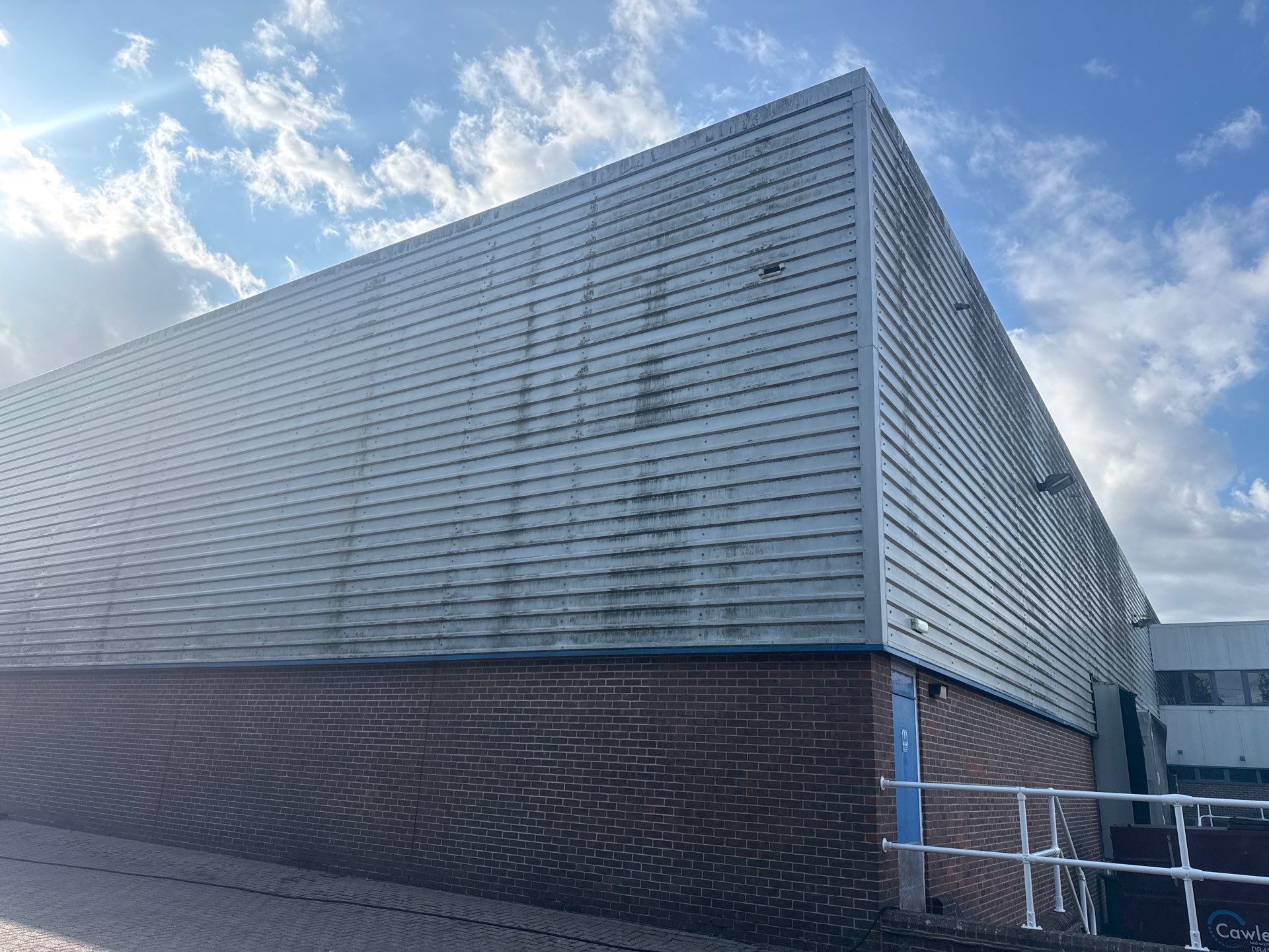 Industrial Cladding and Brickwork Cleaning for Watford Commercial Property by Ges Exterior Cleaning ltd