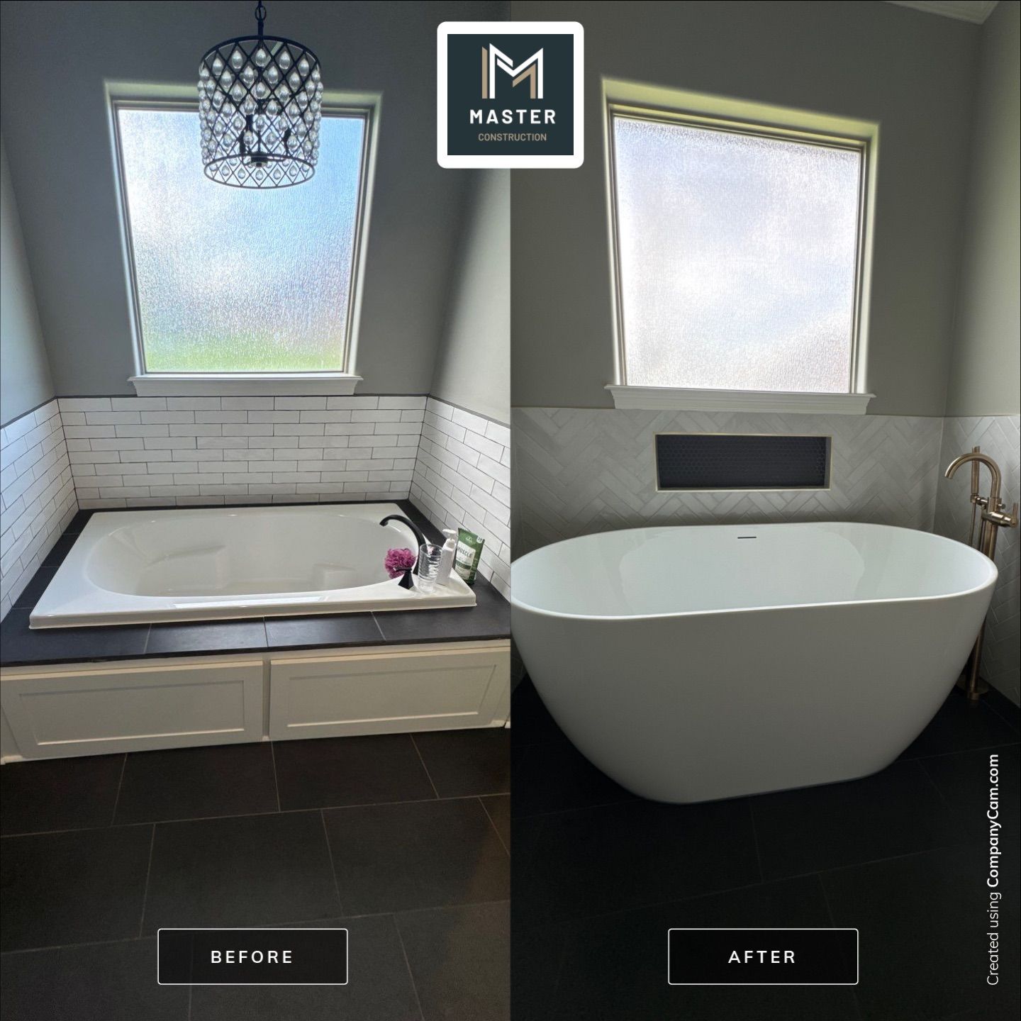 Carlyss High End Bathroom Remodel by Master Construction