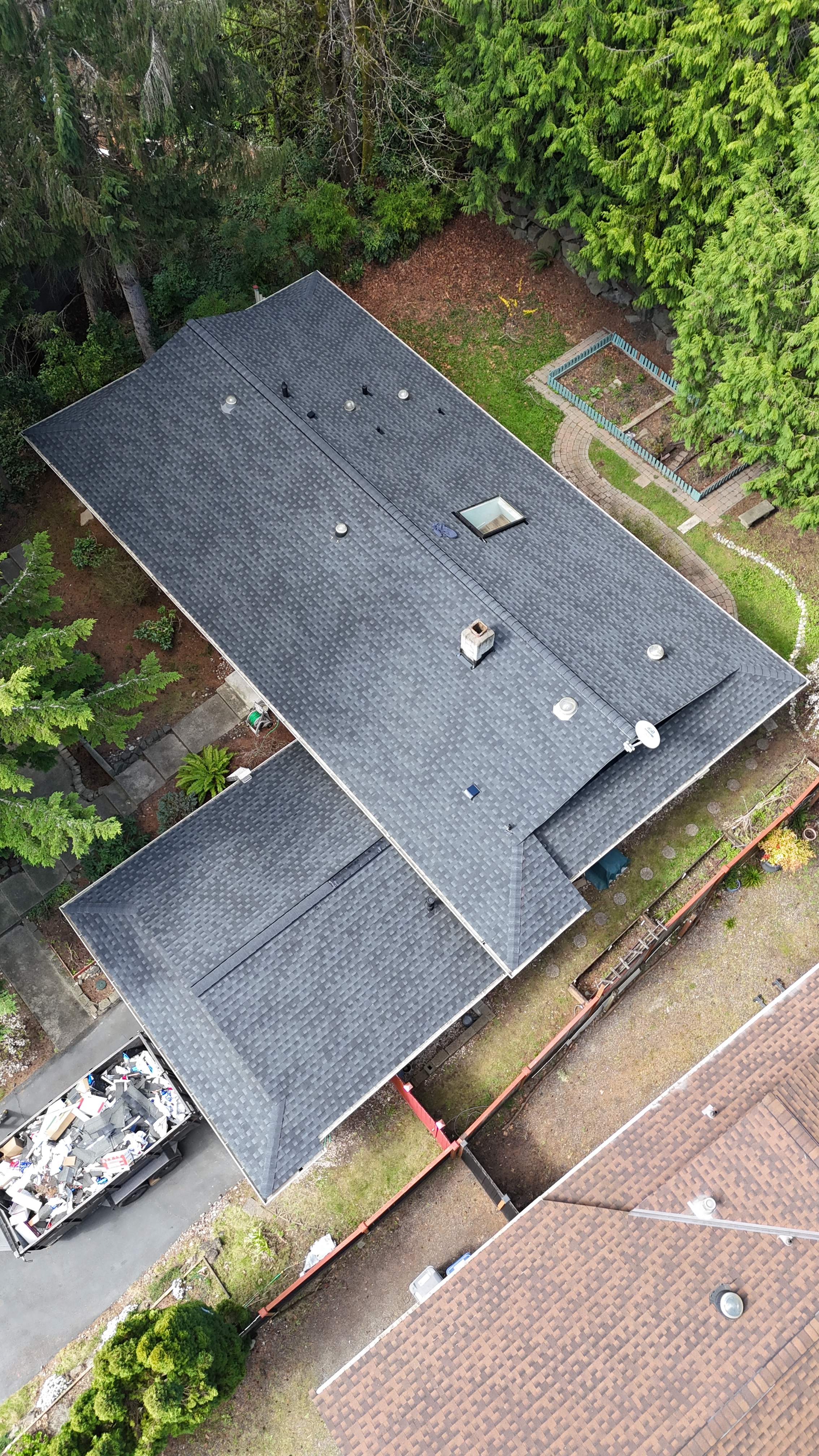 Residential Roofing Installation using GAF UHDZ Shingles by Roofing Formula LLC