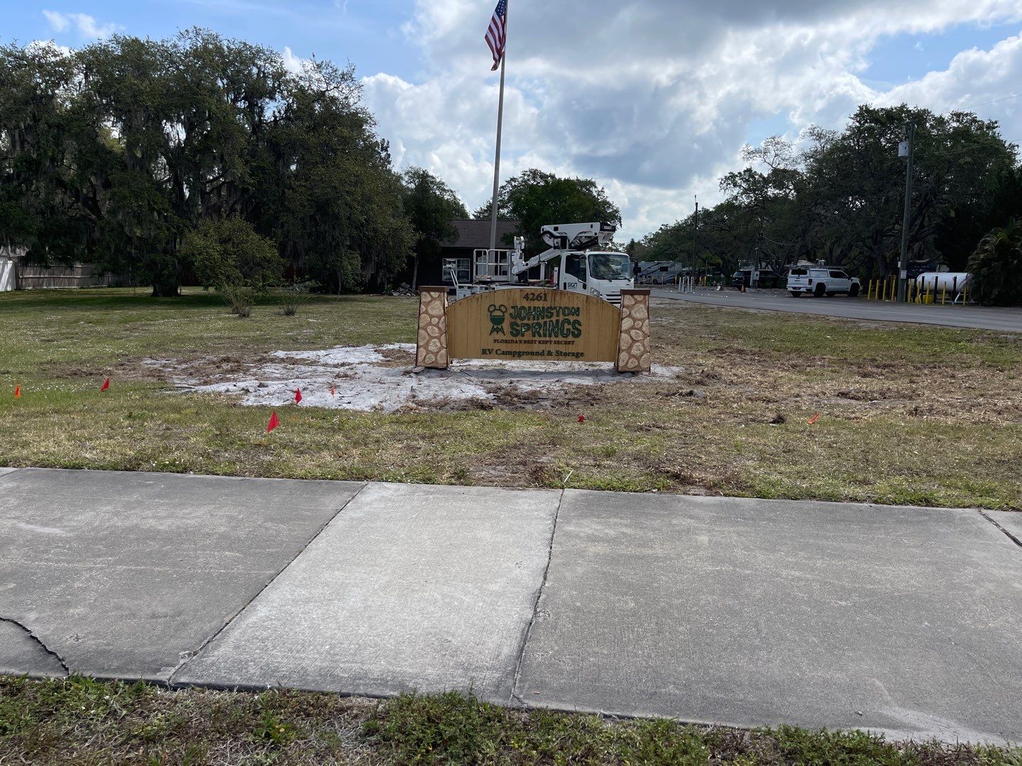 Monument Sign for Johnson Springs by SignCrafters