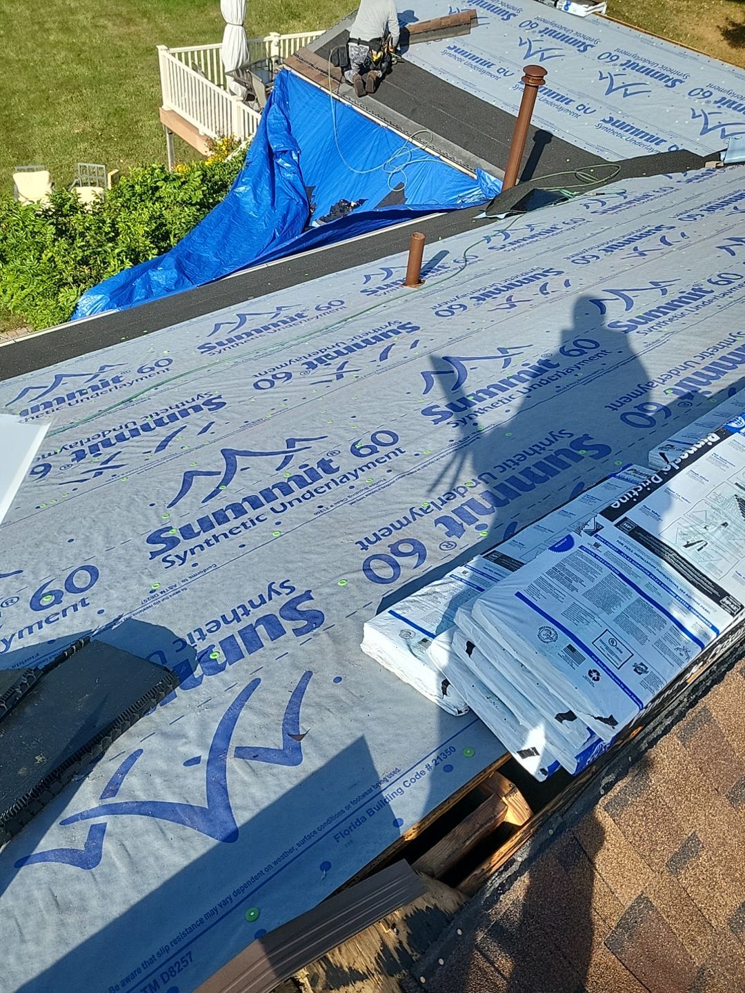 ATLAS PINNACLE COLOR: BURNT HICKORY DRIP EDGE: MUSKET BROWN by Eagle Eye Roofing