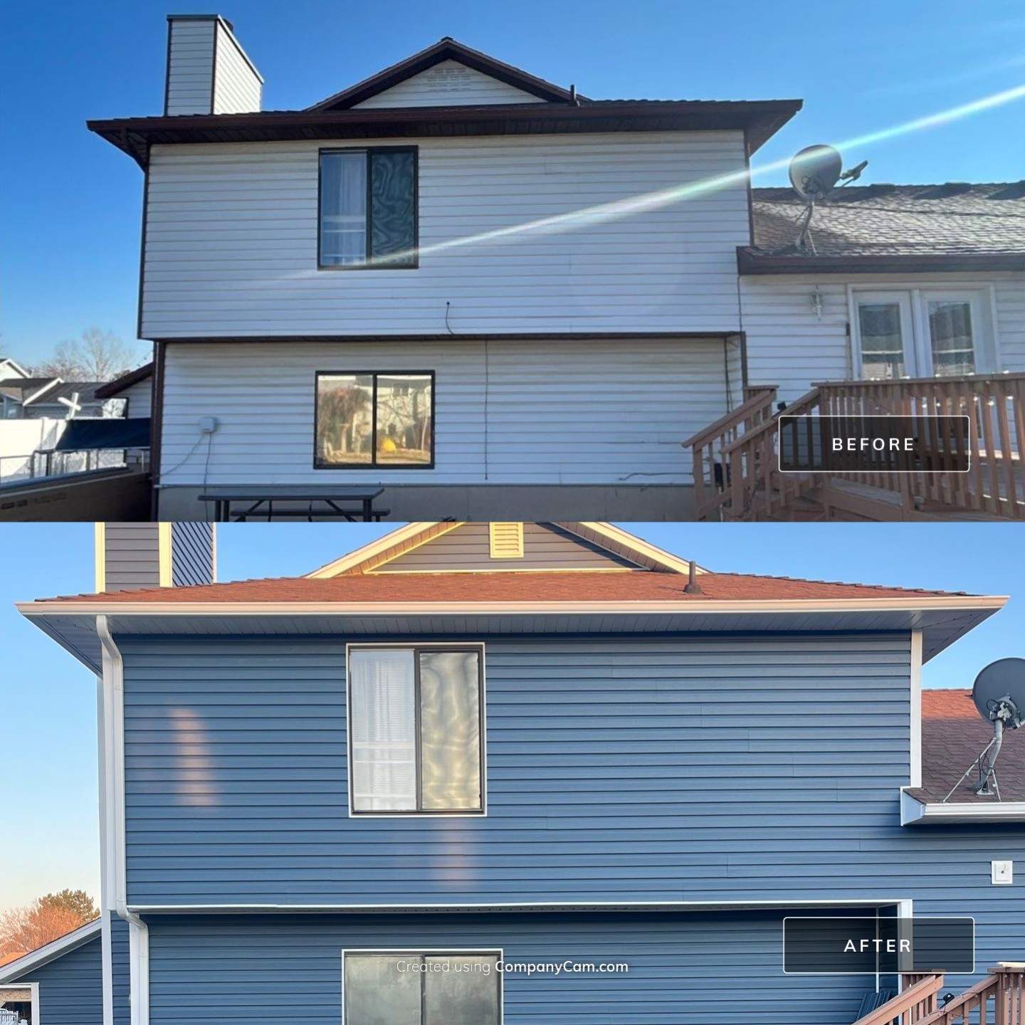 Project in West Jordan by Master Rain Gutters.