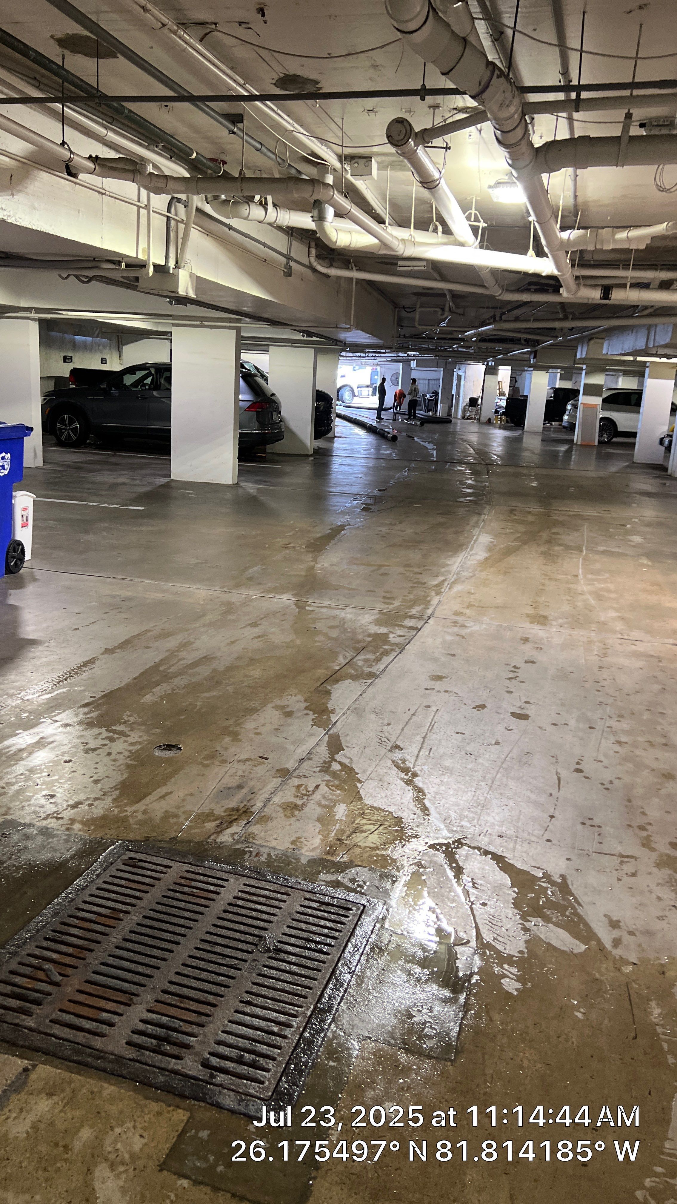 Naples Condo Complex Stormwater System Maintenance and Hurricane Cleanup by APS Power & Water