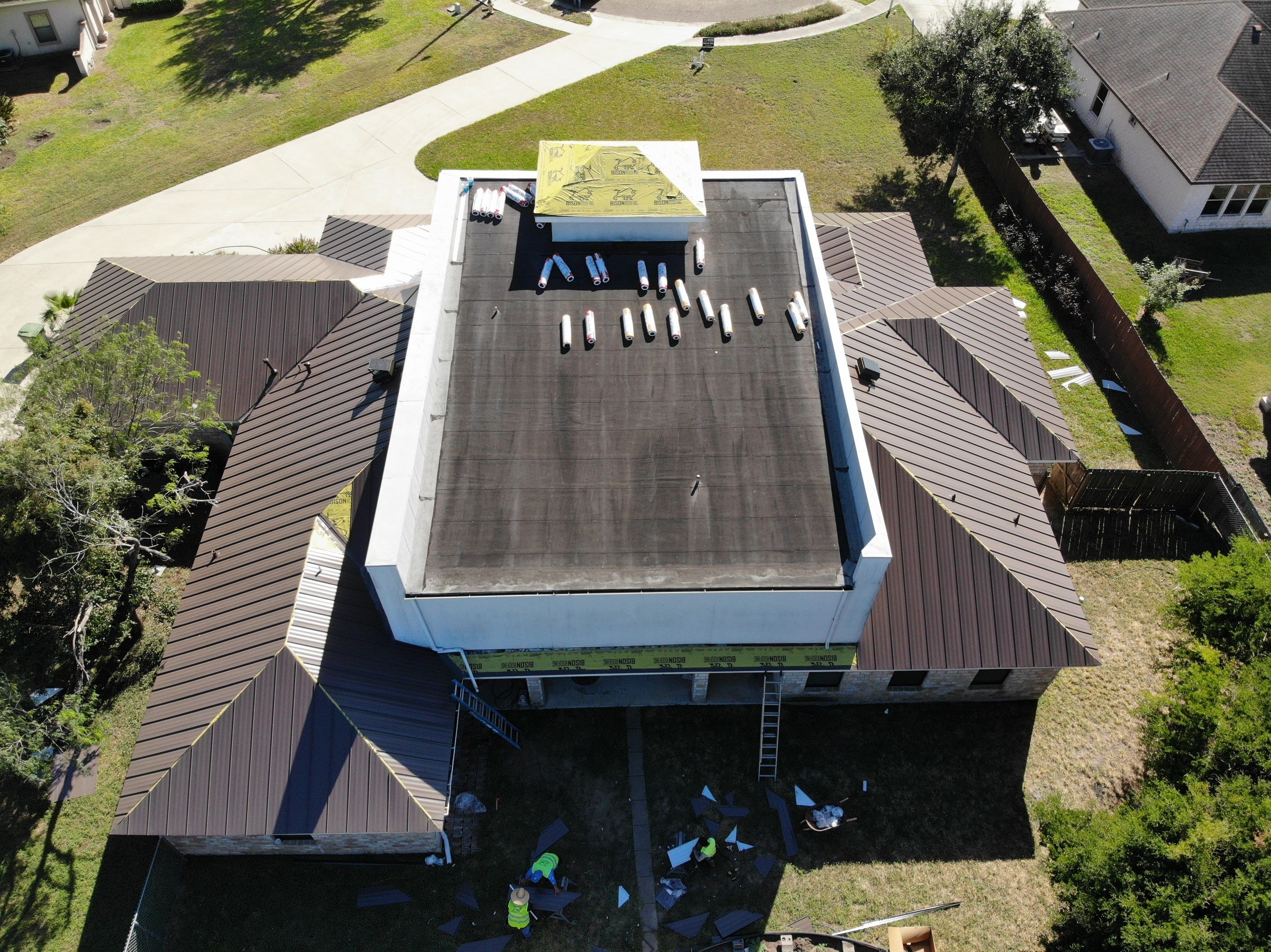 Standing Seam Roof by Bison Roofing  