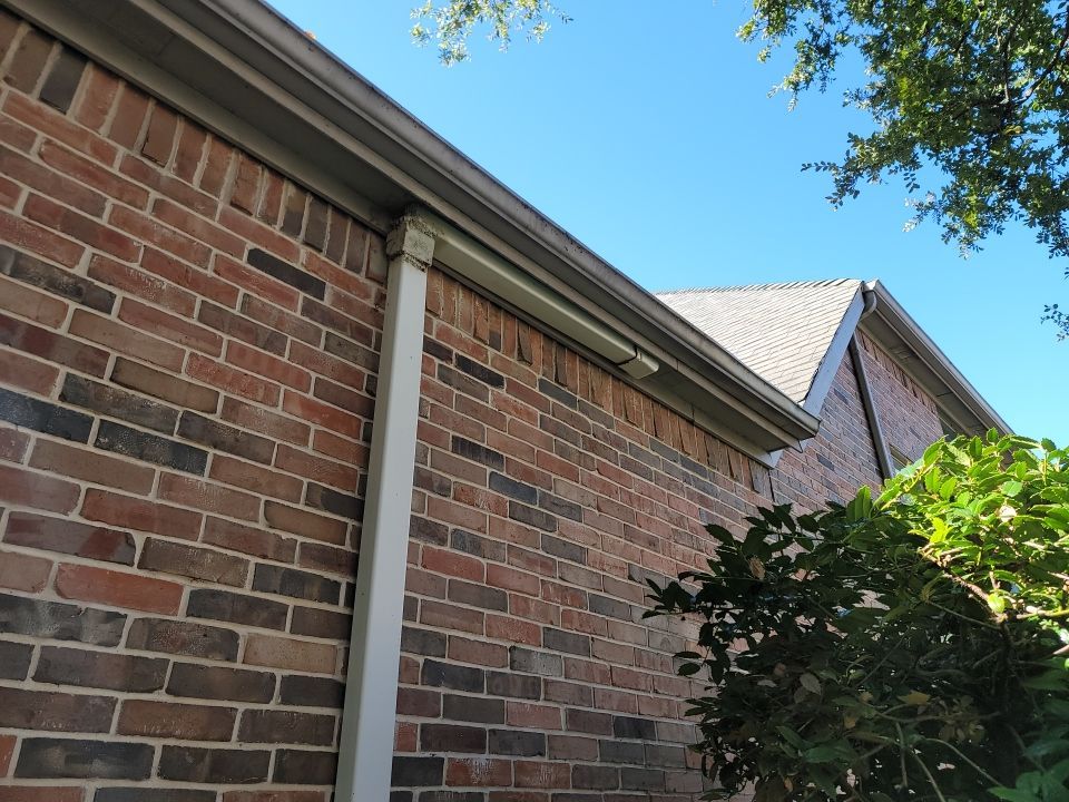 Insurance Claim Roof and Gutters using Owens Corning - Duration- Estate Gray -New Gutters - Exterior paint by Tex-Line Roofing