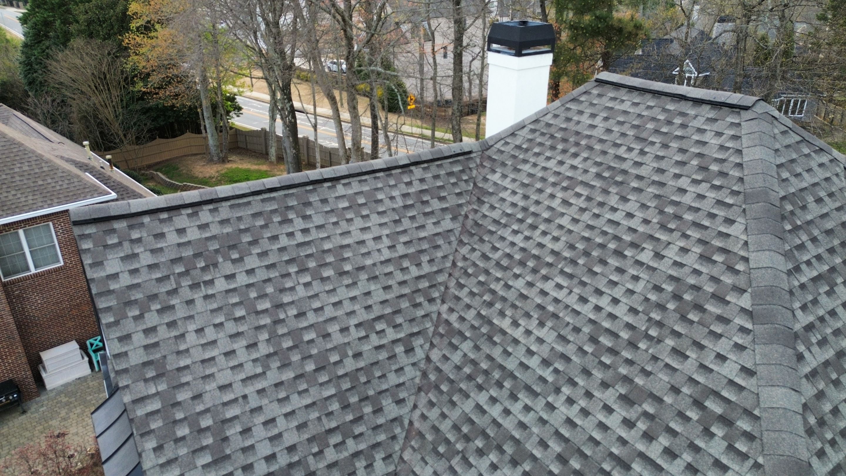 Roswell, GA Roof Replacement, GAF HDZ Weathered Wood by Reset Roofing
