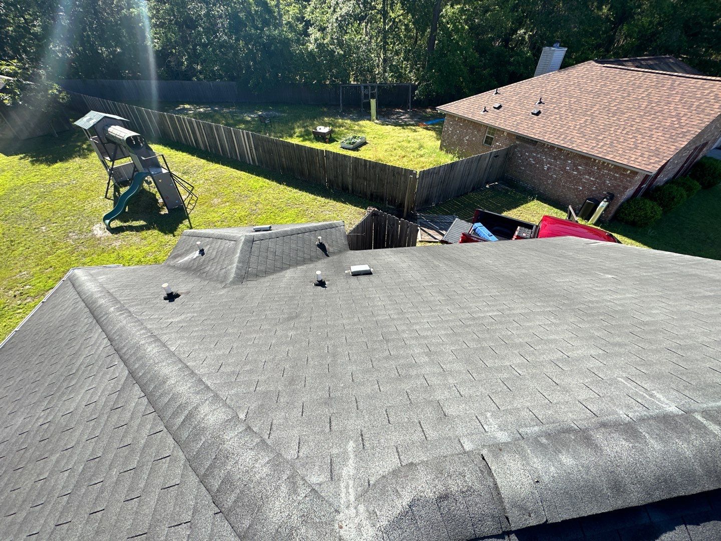 Residential Roofing Installation using Atlas Pinnacle Pristine Coastal Granite by Talya Roofing
