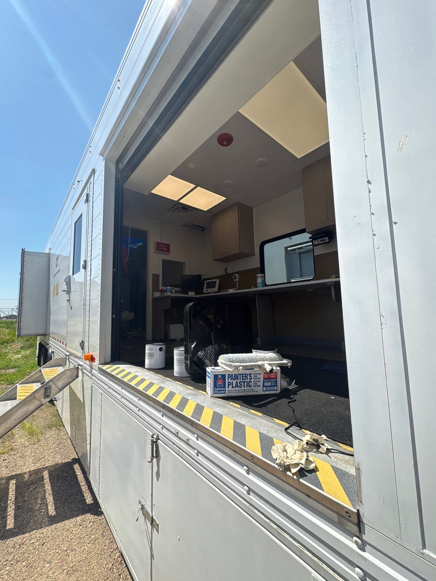 Interior for Mobile Medical Imaging Unit by Select Painting, Coatings & Garage Cabinets