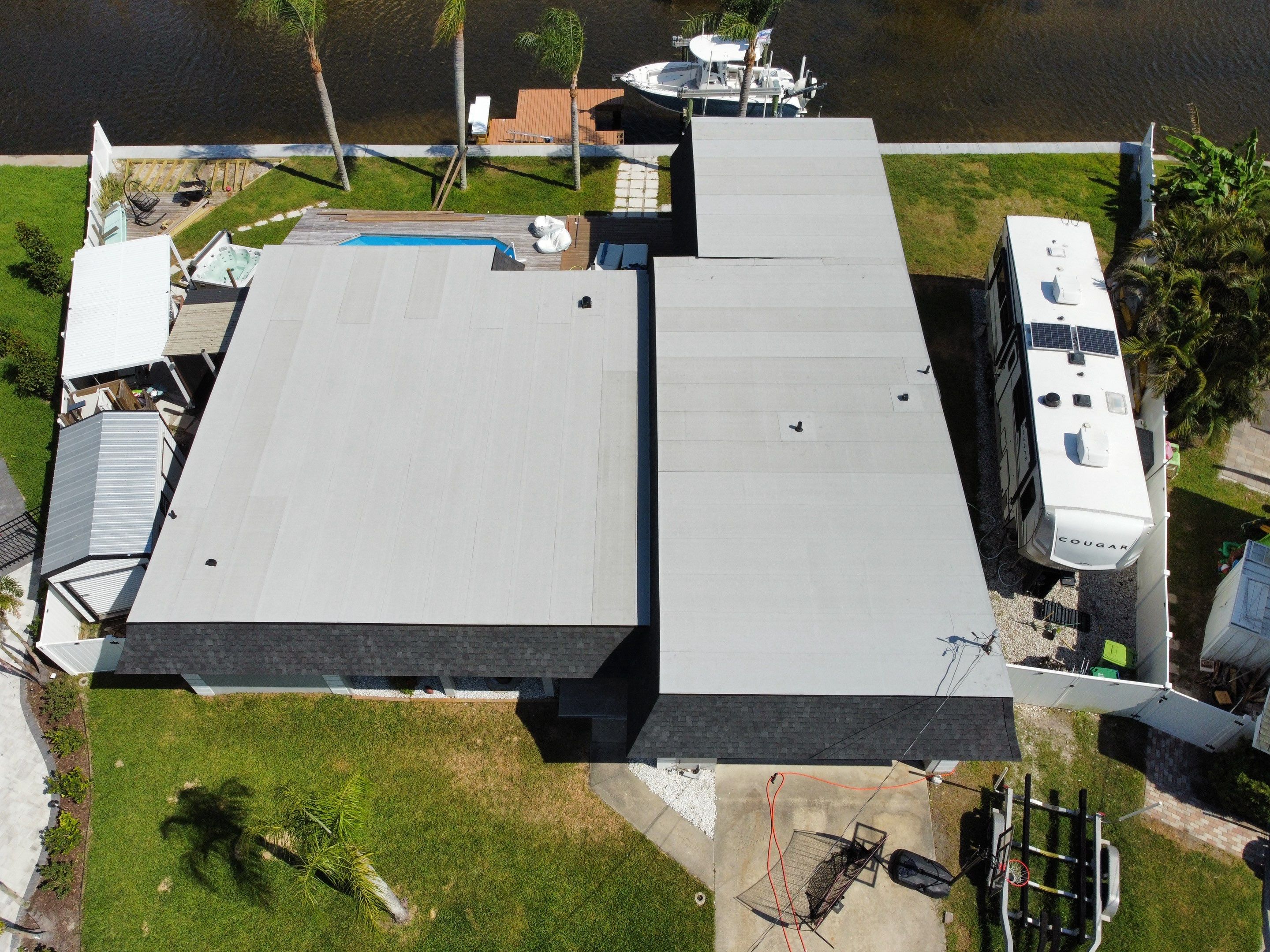 Roof Replacement in Palm Harbor, FL. by Steadfast Roofing