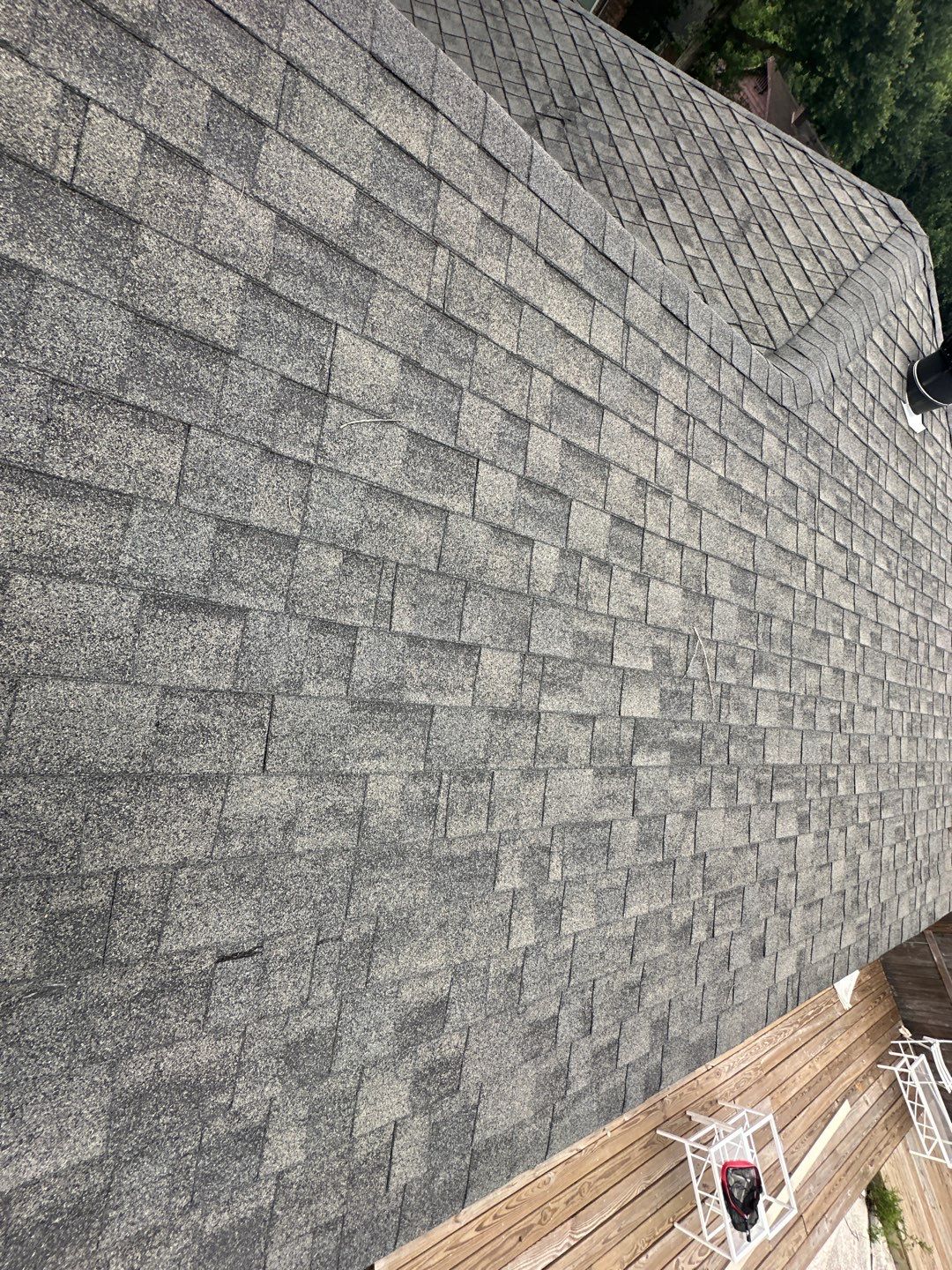 Hail Damage using Owen's Corning Duration (Lifetime) Shingles by Roof Repair Company