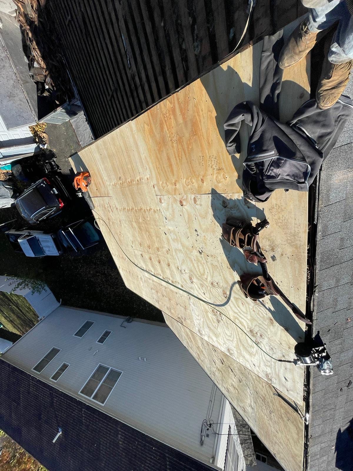 Residential Roofing Installation using Owens Corning TruDefinition by A Plus Exterior