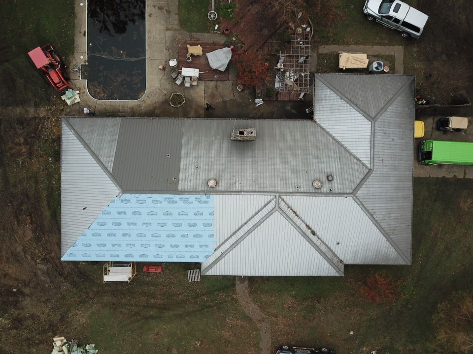 Residential Roof Replacement in Idabel, Oklahoma by Hostetler Roofing