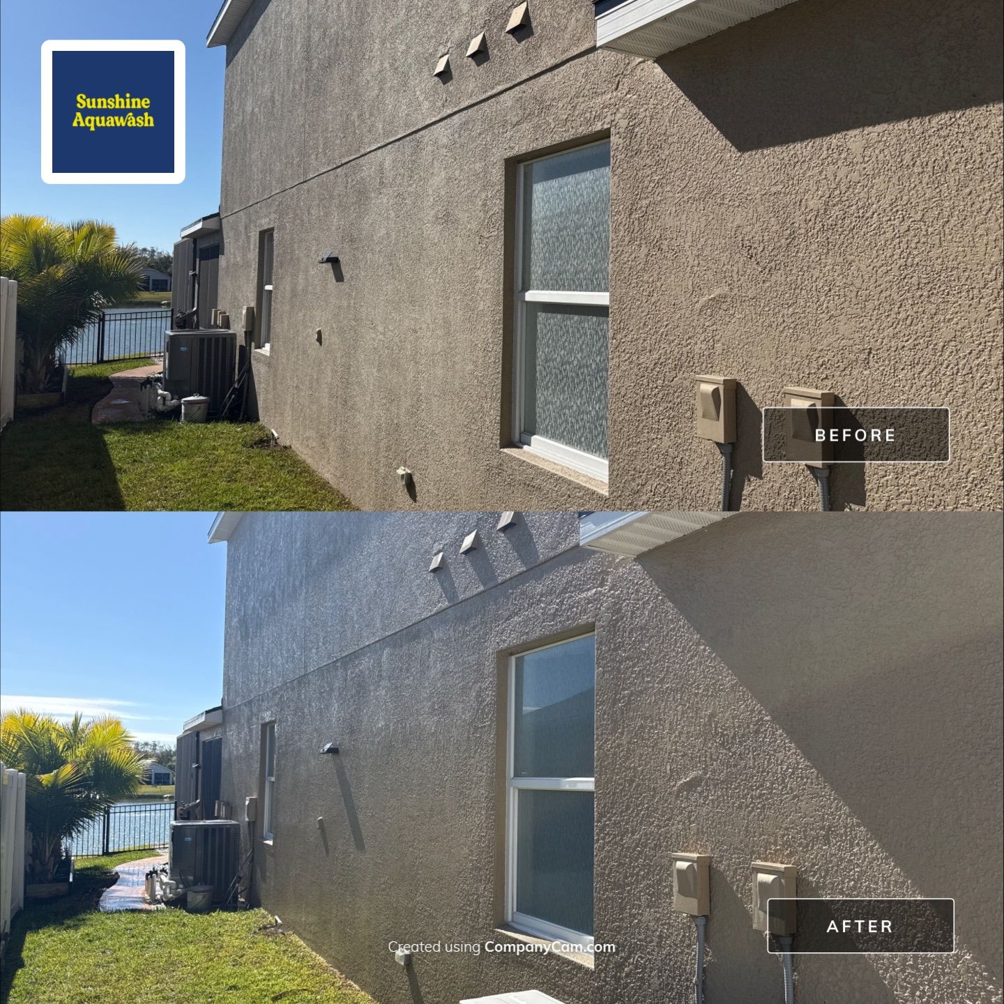 Two-Story House Wash in Crystal Lakes – Palmetto, FL by Sunshine AquaWash