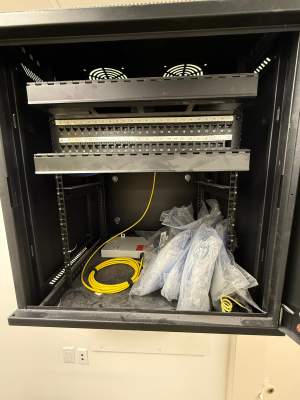 Structured cabling installation by CimaSolutions