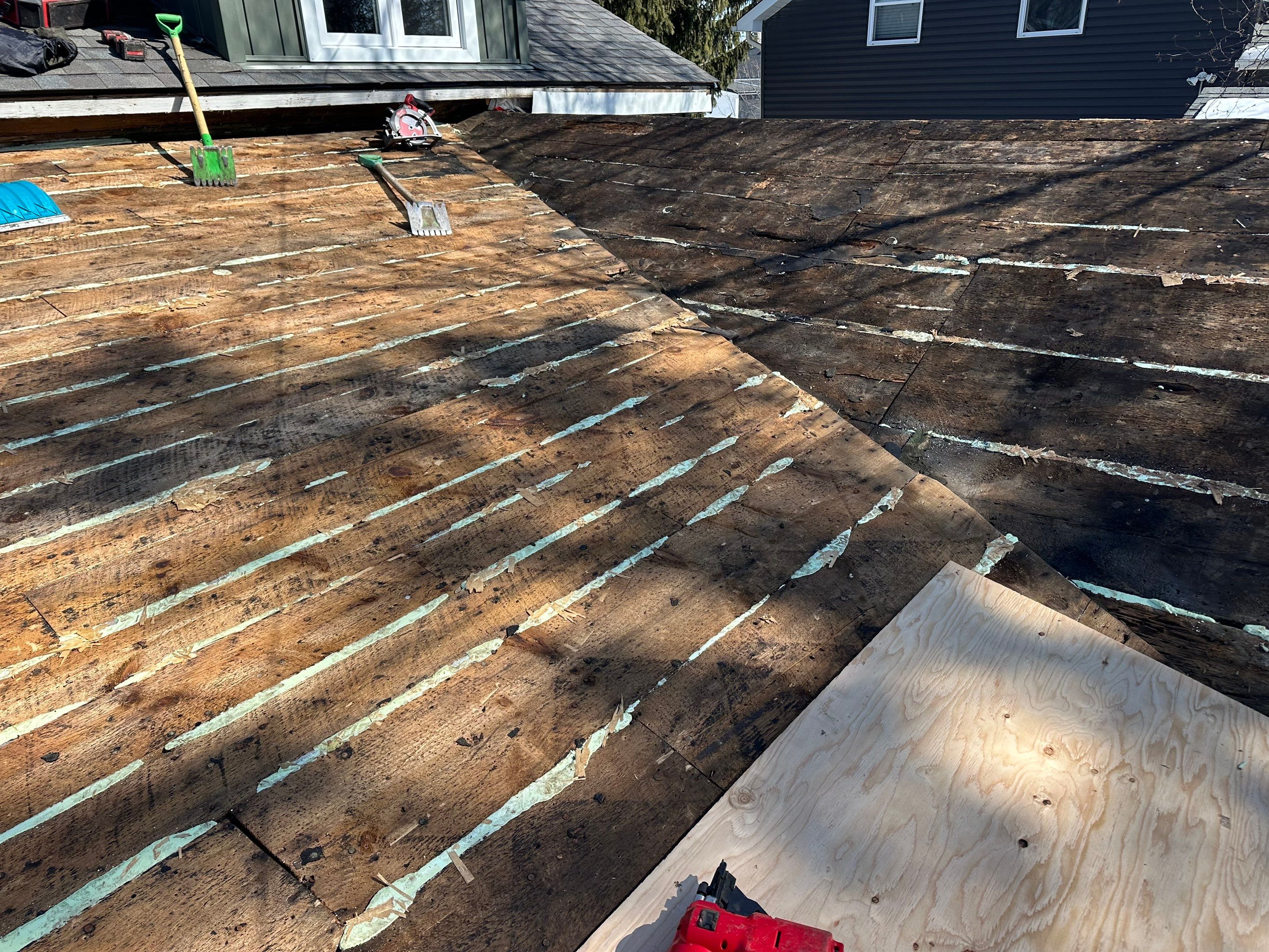 Project in Hamilton by The Roofing Crew